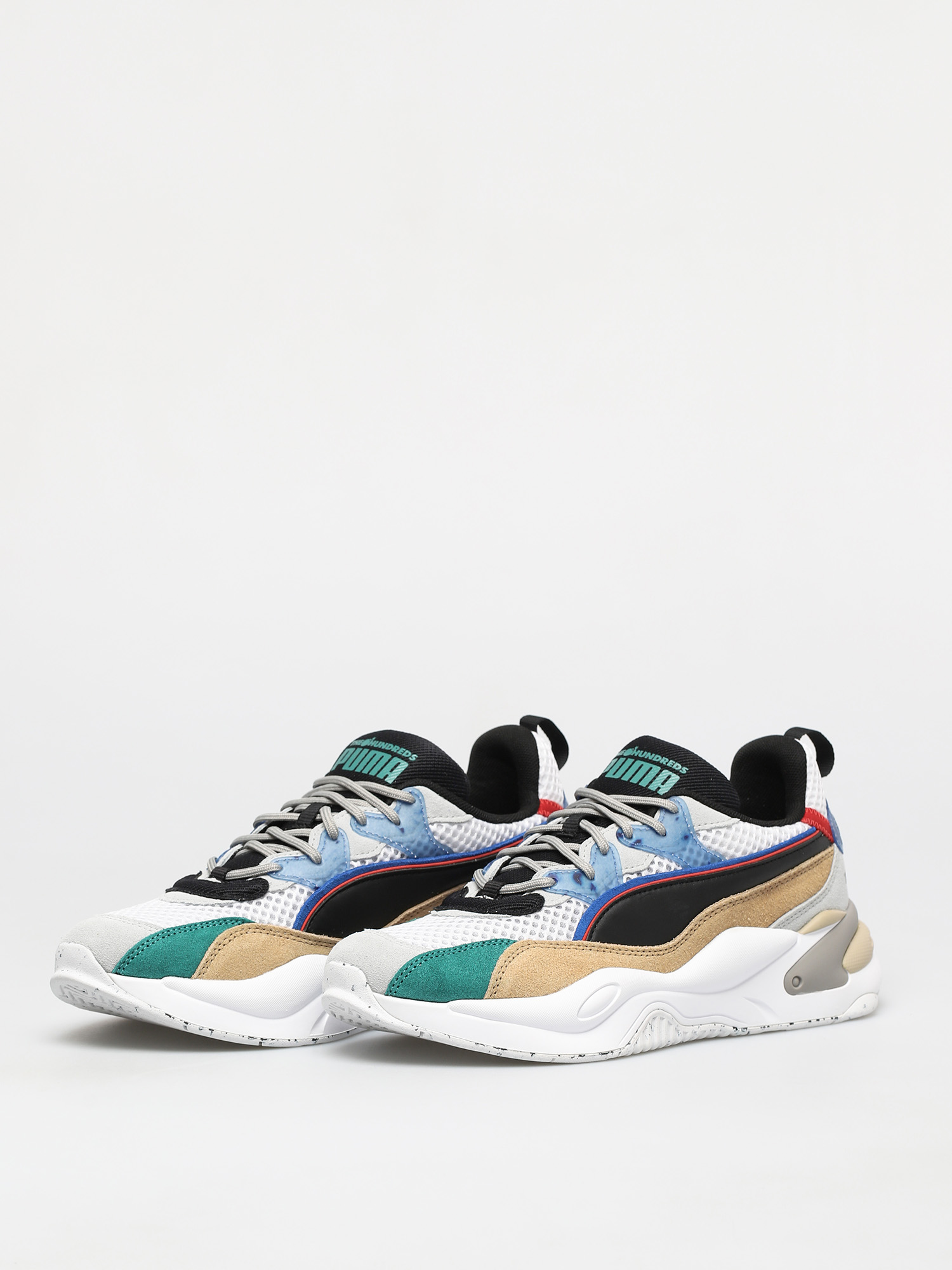 Puma Rs 2K Hf The Hundreds Schuhe (white/asparagus)