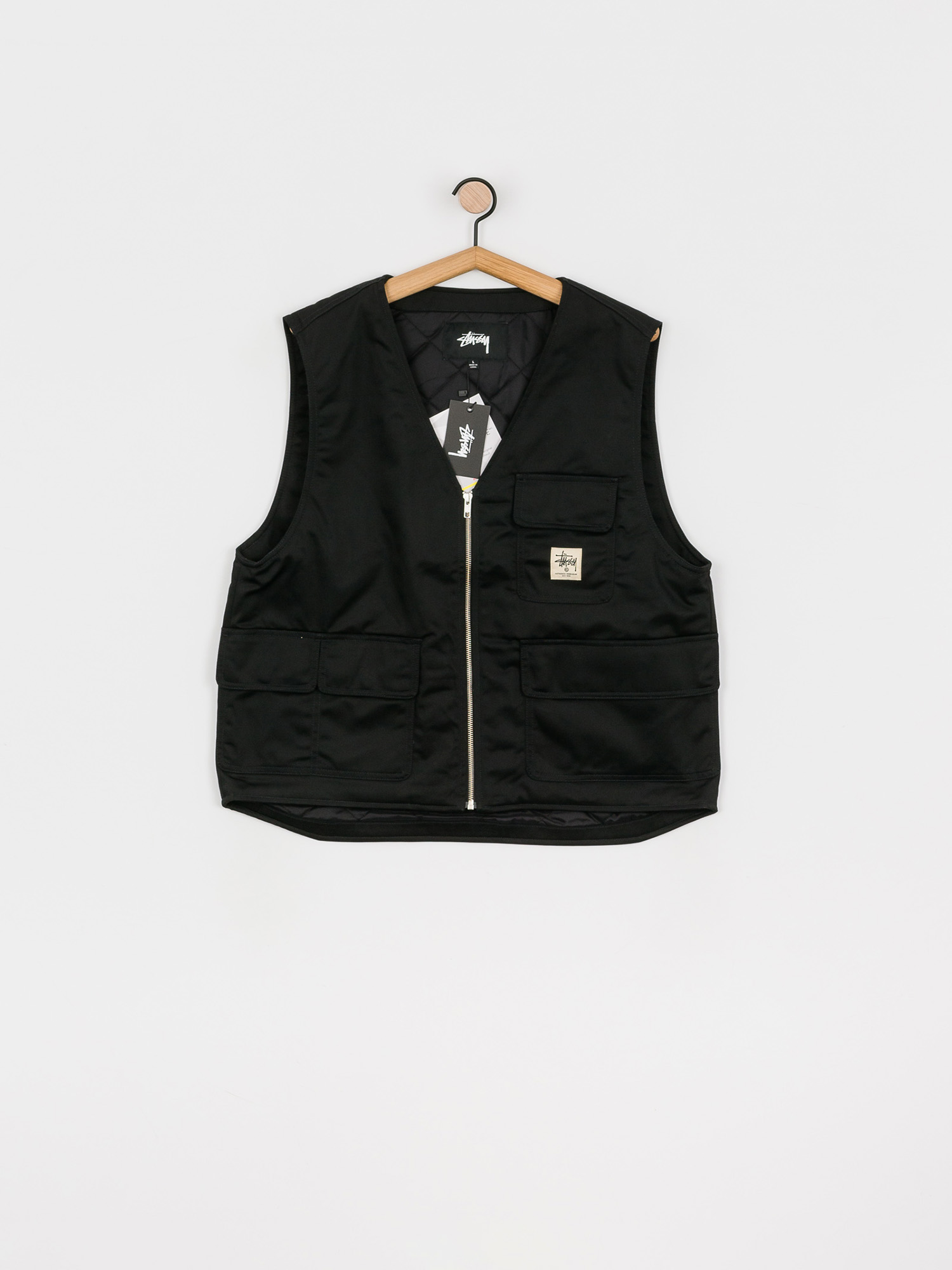 Stussy Kamizelka Insulated Work Vest Jacke (black)