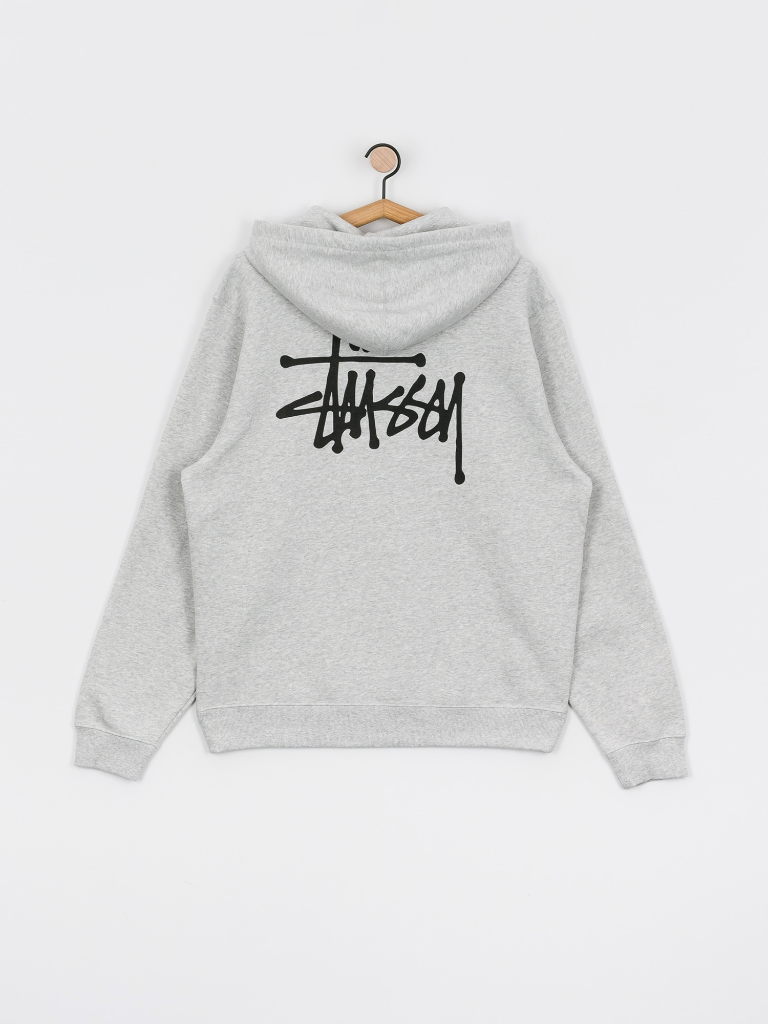 Stussy Basic HD Hoodie (ash heather)