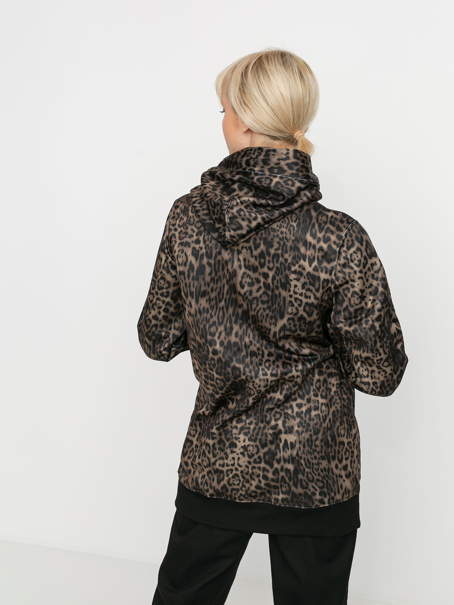 Womens Volcom Spring Shred HD Active sweatshirt (leopard)