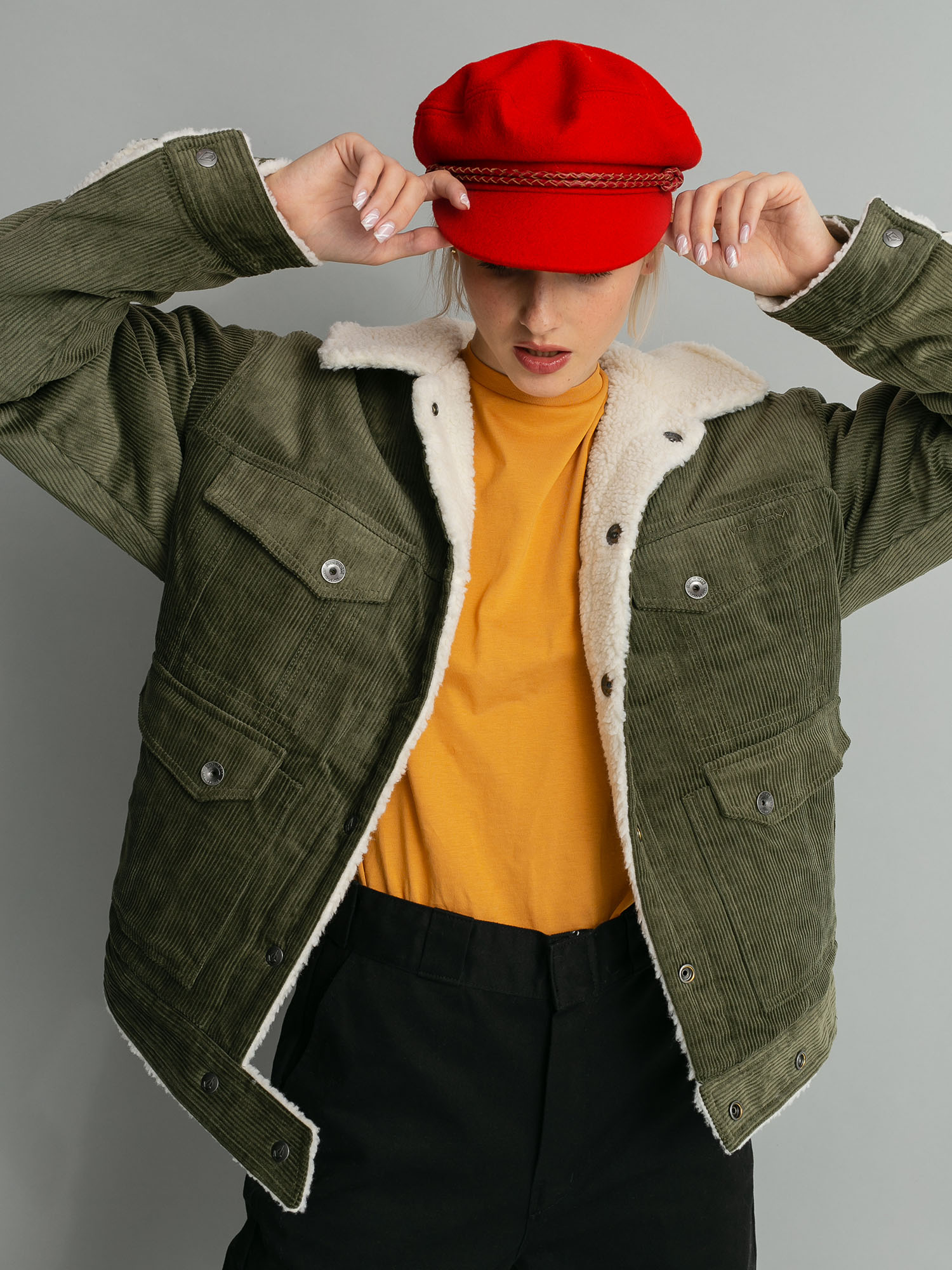 Volcom Woodstone Reversible Jacket Wmn (olive)