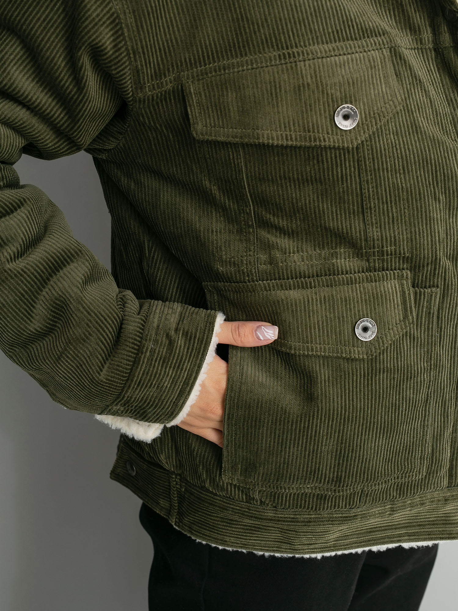 Volcom Woodstone Reversible Jacket Wmn (olive)