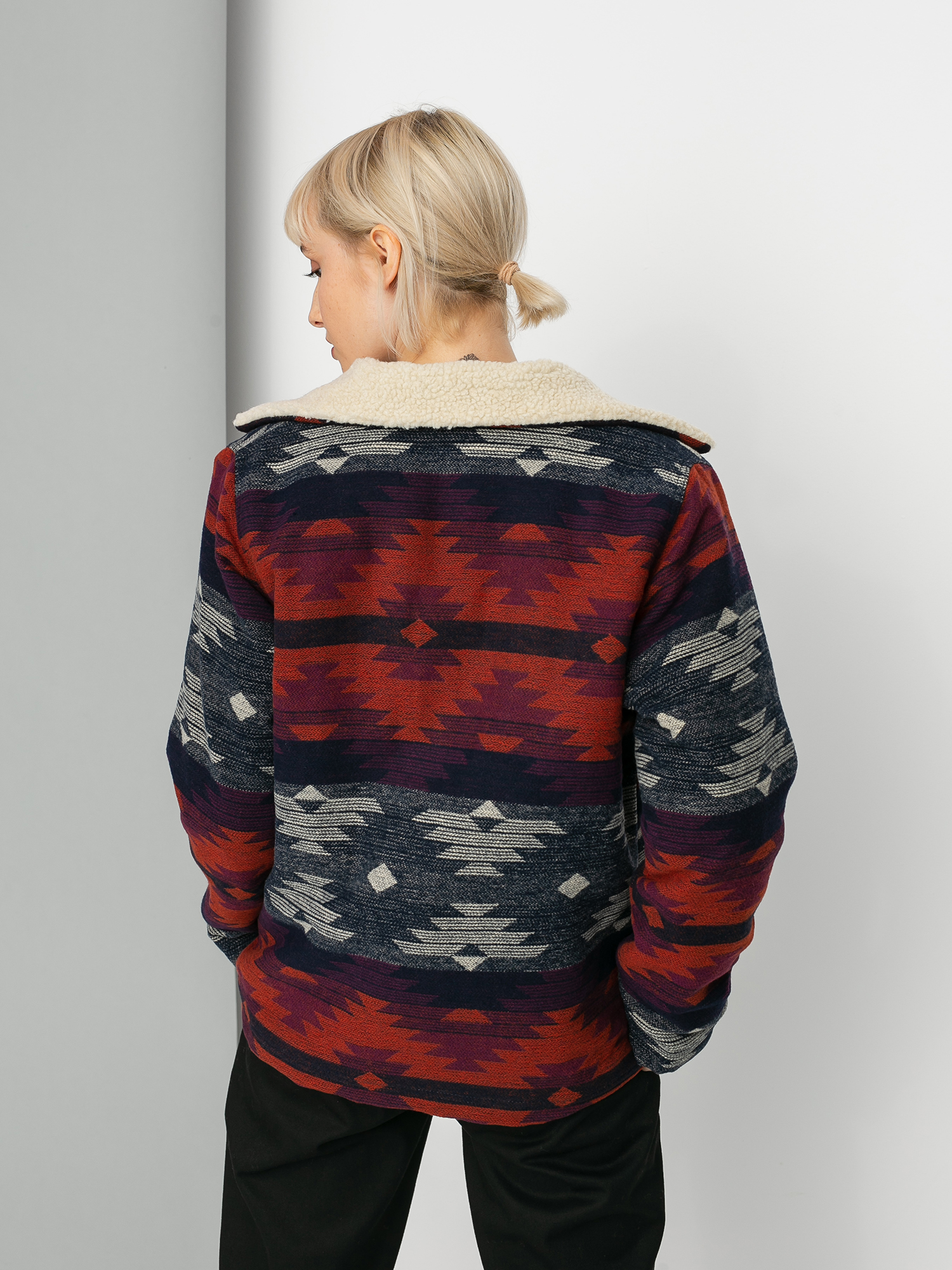 Iriedaily Team Sherpa Jacke Wmn (bluegrey)