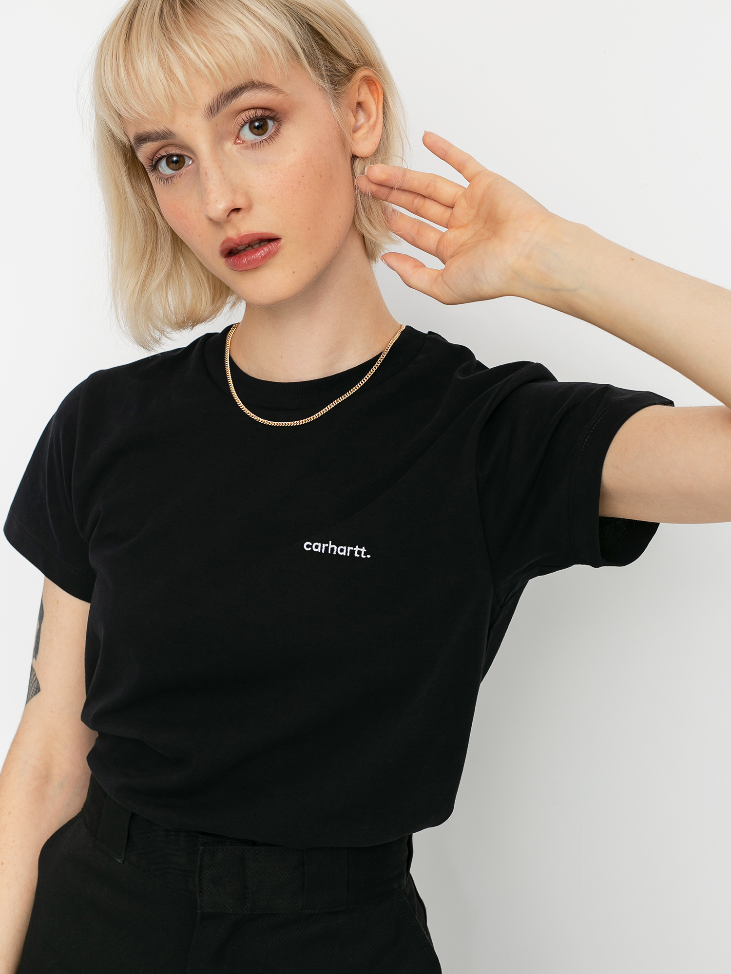 Carhartt WIP Typeface T-shirt Wmn (black/white)
