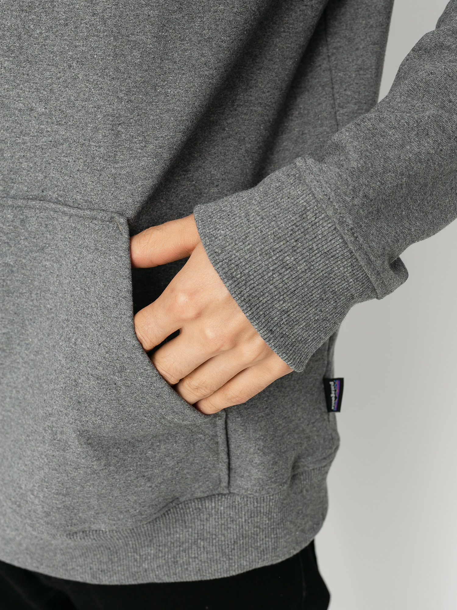 Patagonia Line Logo Ridge Uprisal HD Hoodie (gravel heather)