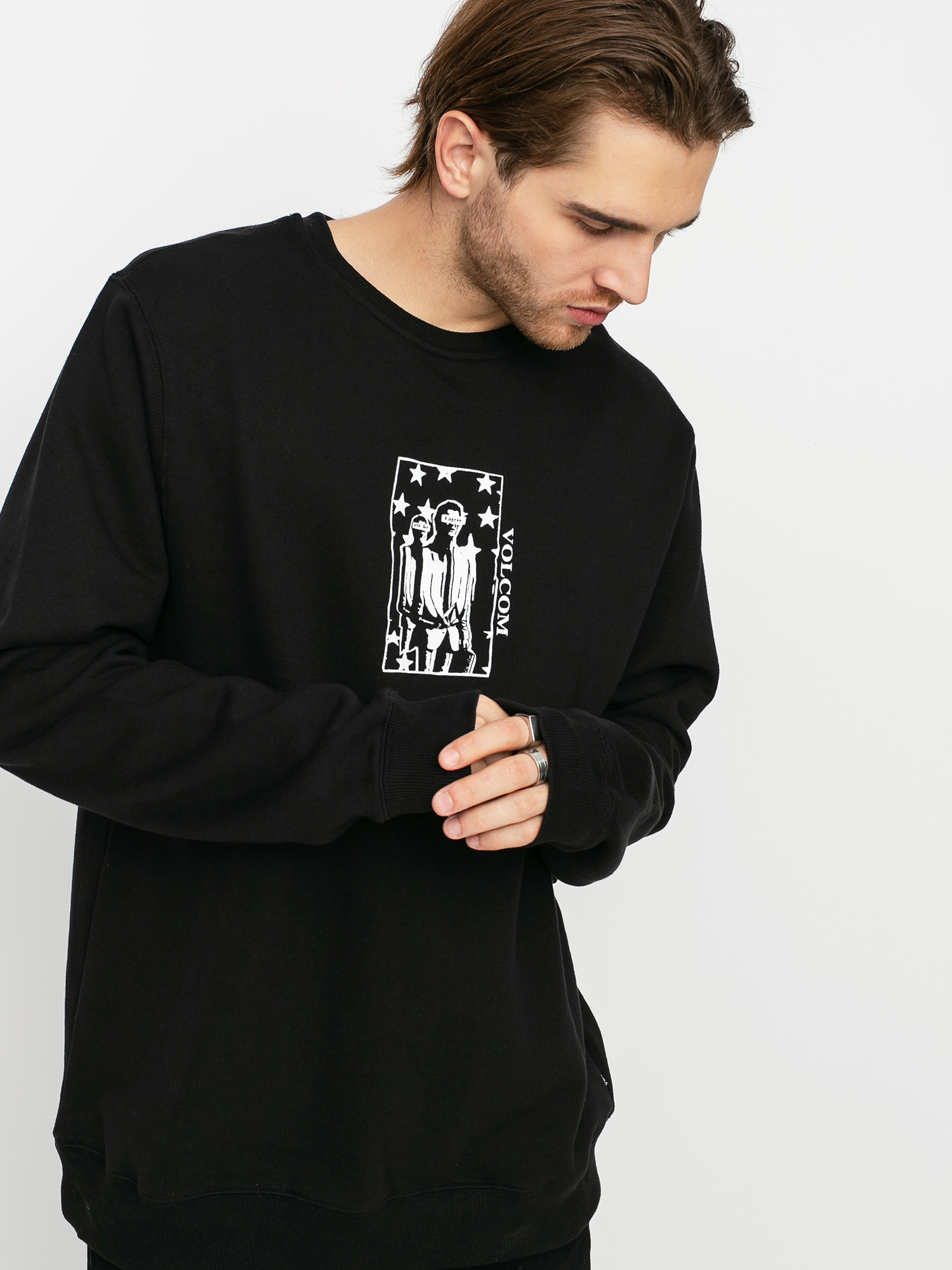 Volcom Merick Crew Sweatshirt (black)