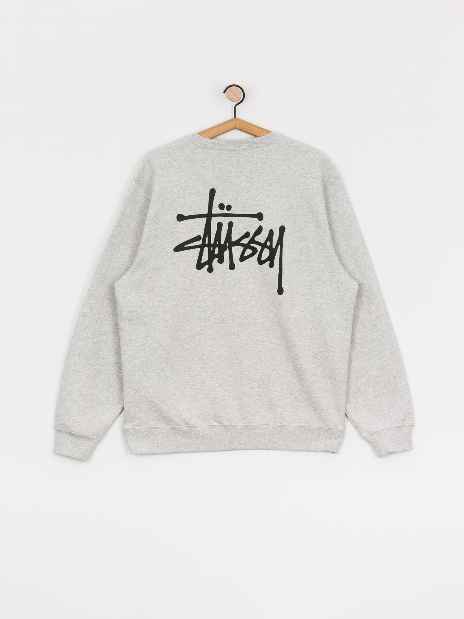 Stussy Basic Sweatshirt - grey (ash heather)