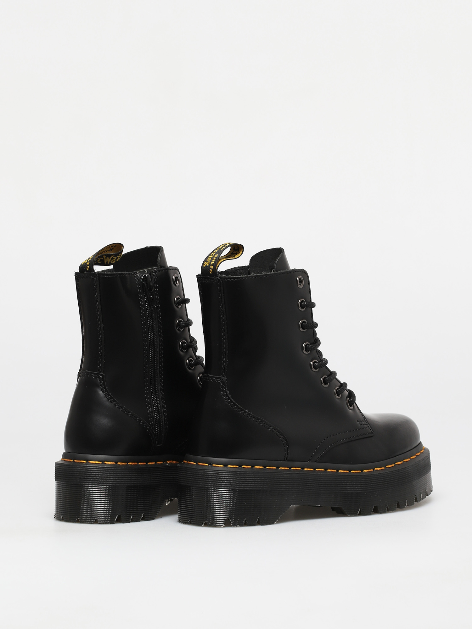 Dr. Martens Jadon Shoes (polished smooth black)