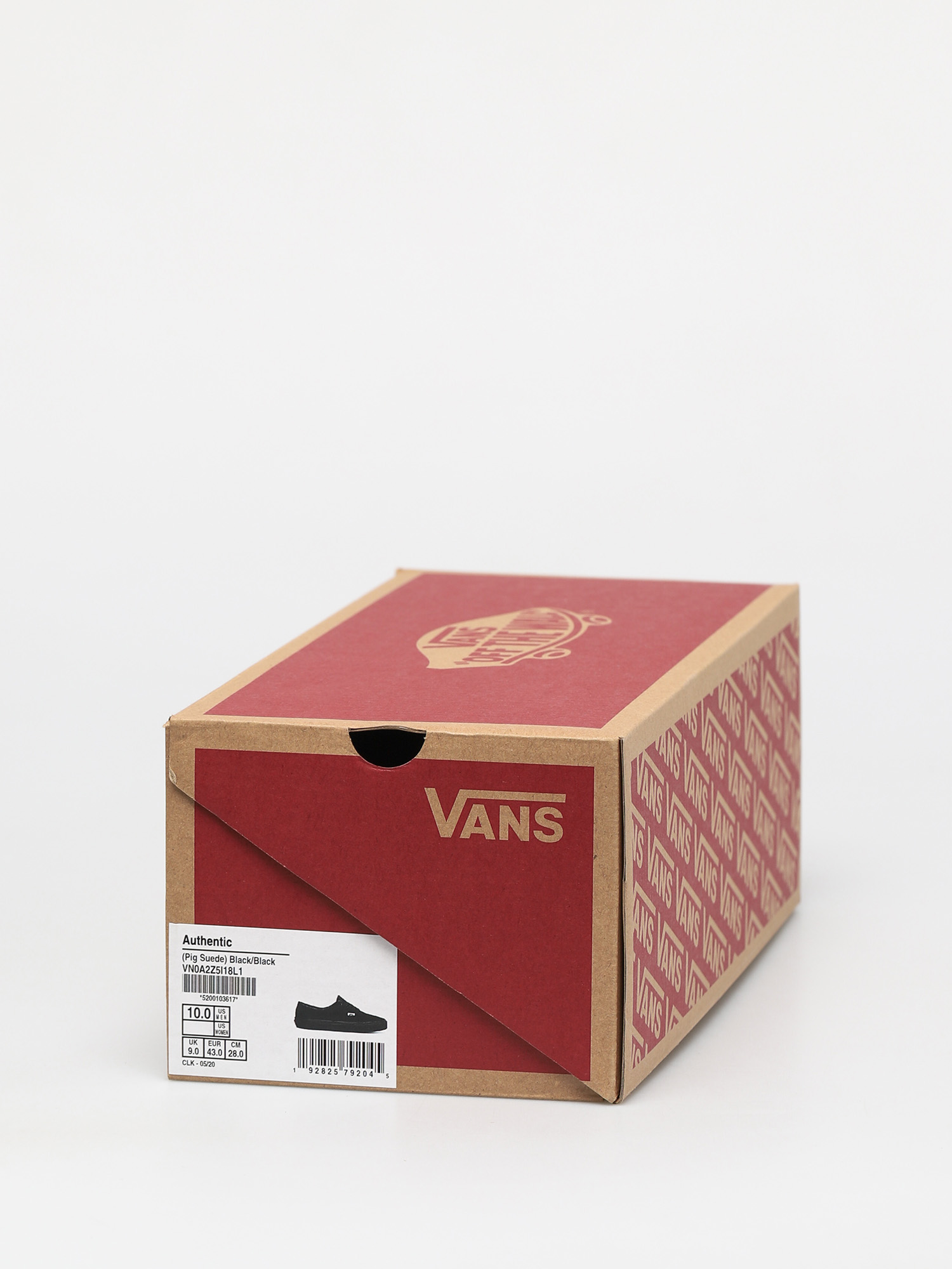 Vans Authentic Shoes (pig suede/black/black)