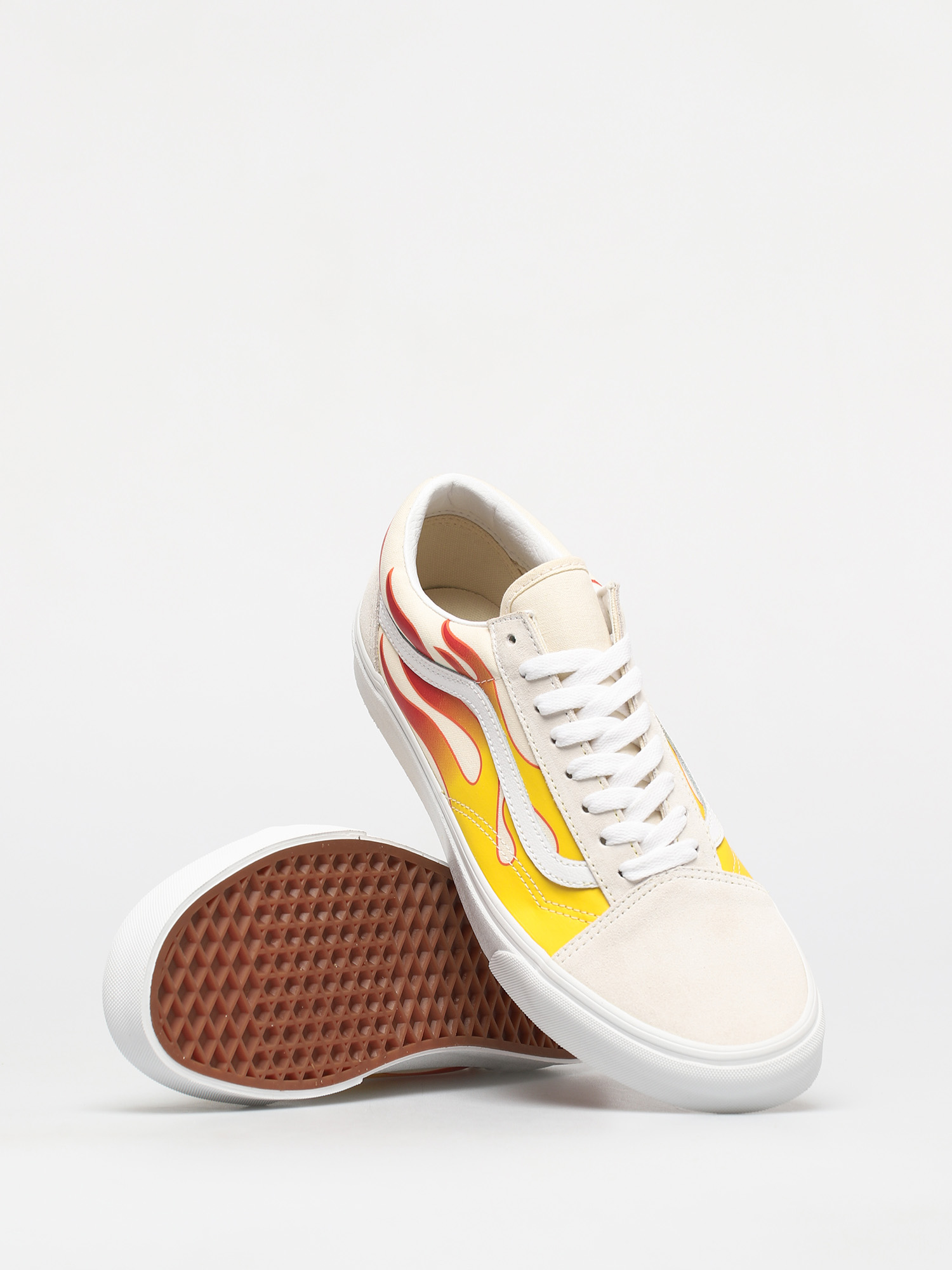 Vans Old Skool Shoes (flame/tr wht/classic wht)