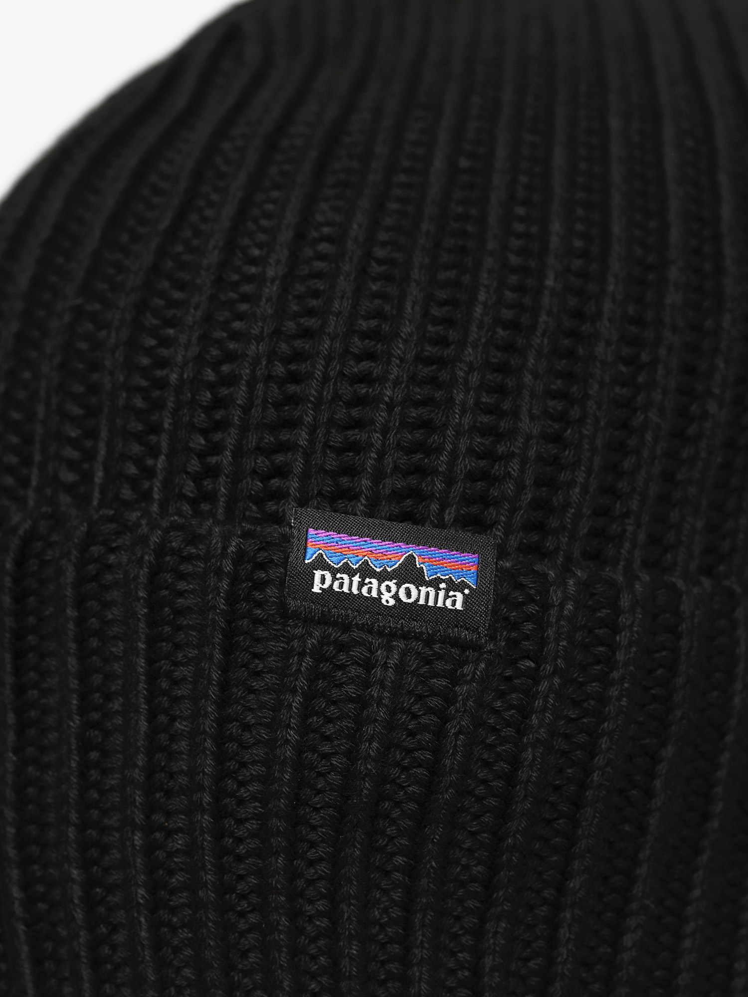 Patagonia Mütze Fishermans Rolled Beanie (black)