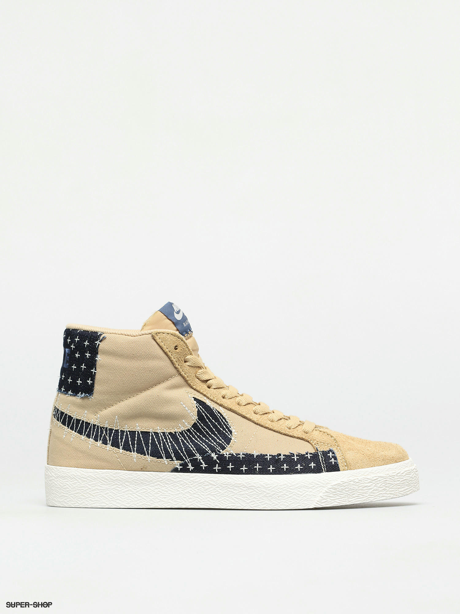 Nike blazer mid premium vintage (white top / white - gum light brown)