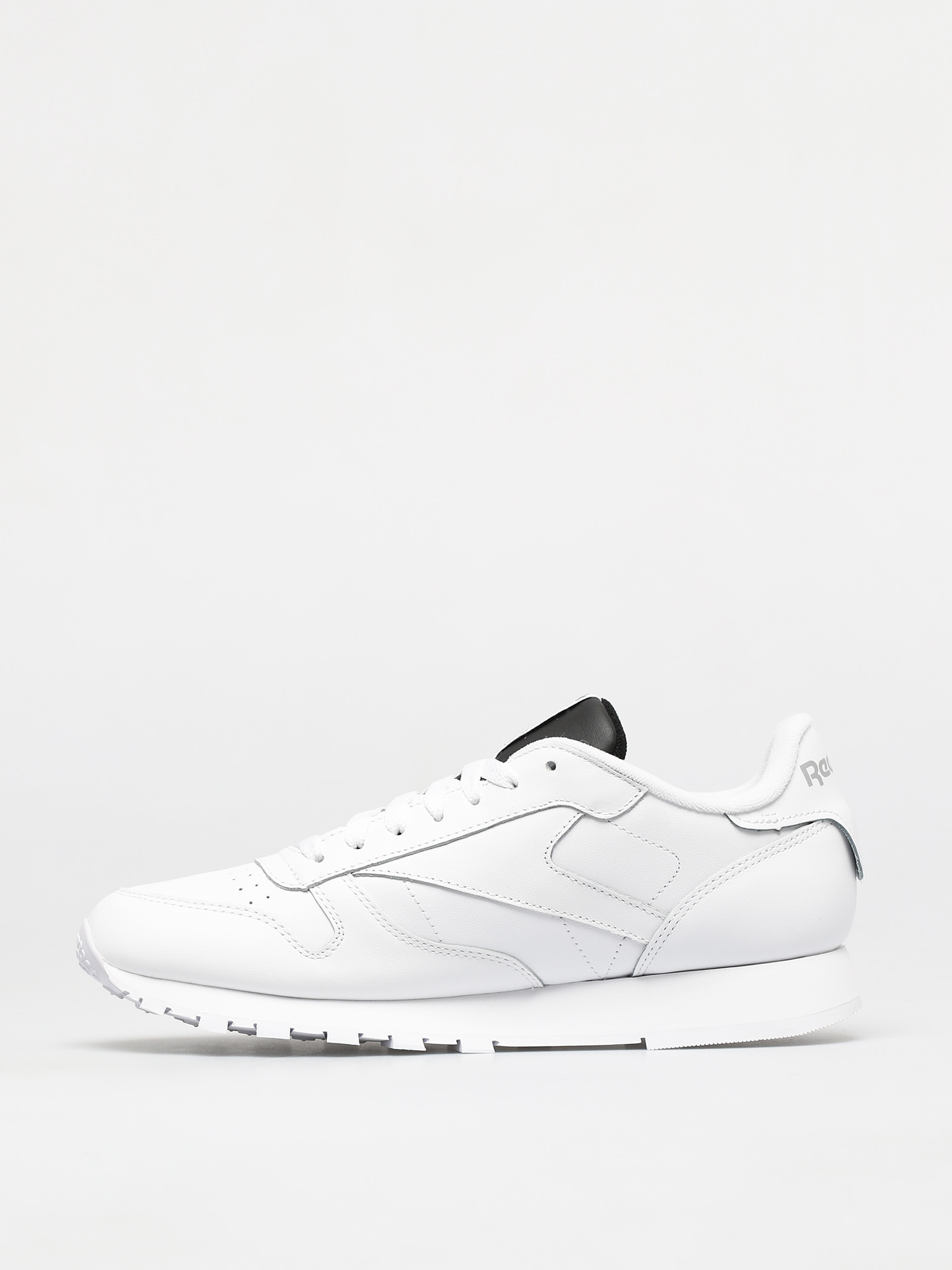 Reebok Classic Leather Shoes (white/black/msilve)