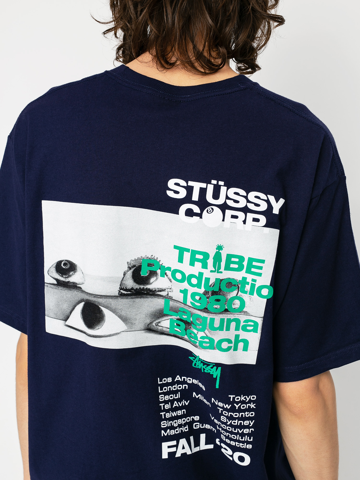 Stussy Tribe T-shirt - navy blue (navy)