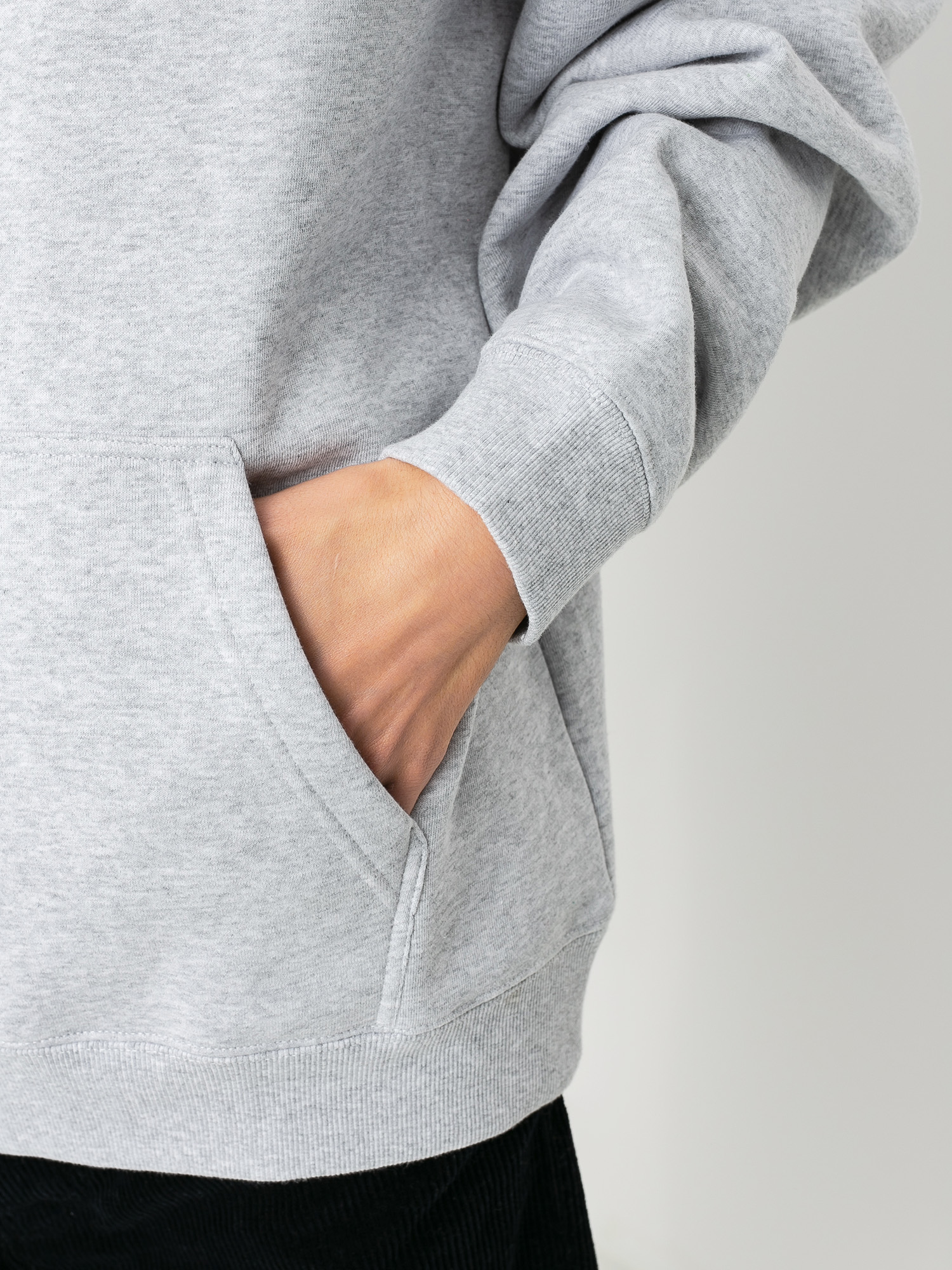 Stussy Basic HD Hoodie - grey (ash heather)