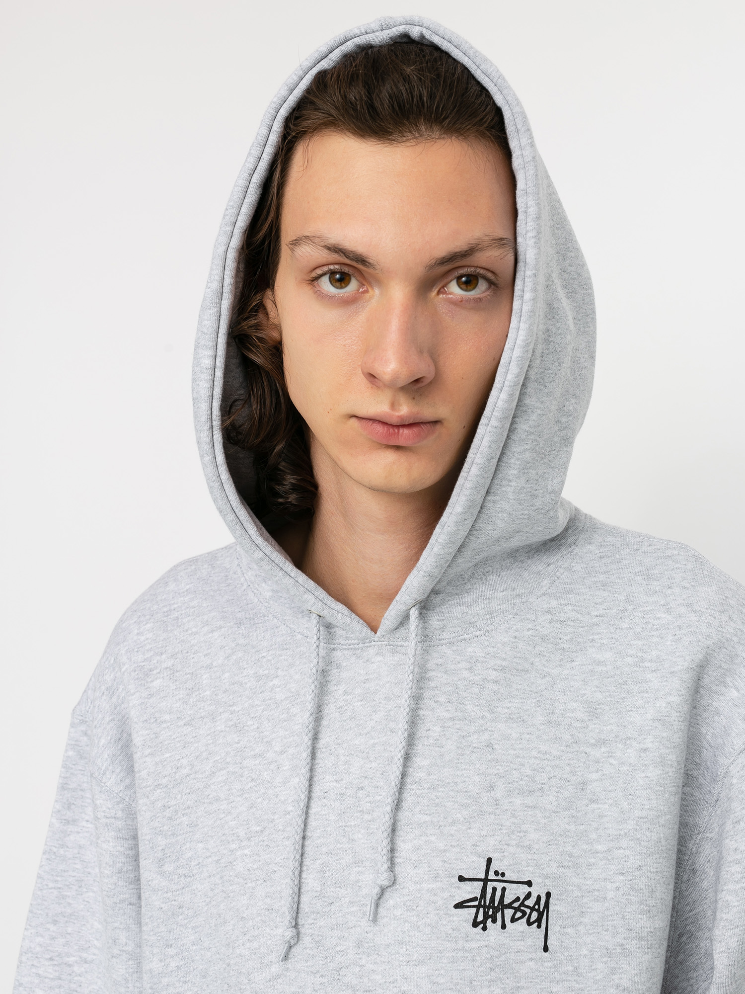 Stussy Basic HD Hoodie (ash heather)