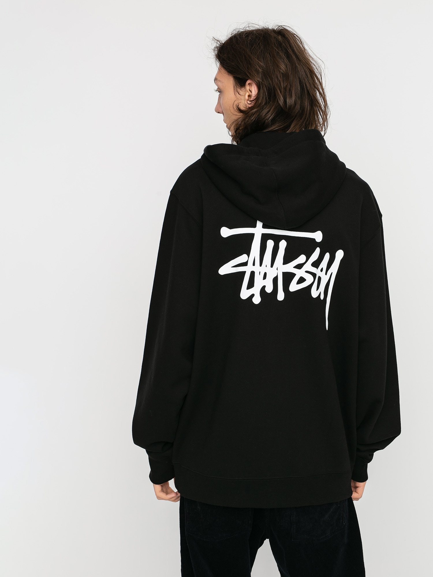 Stussy Basic ZHD Hoodie - black (black)