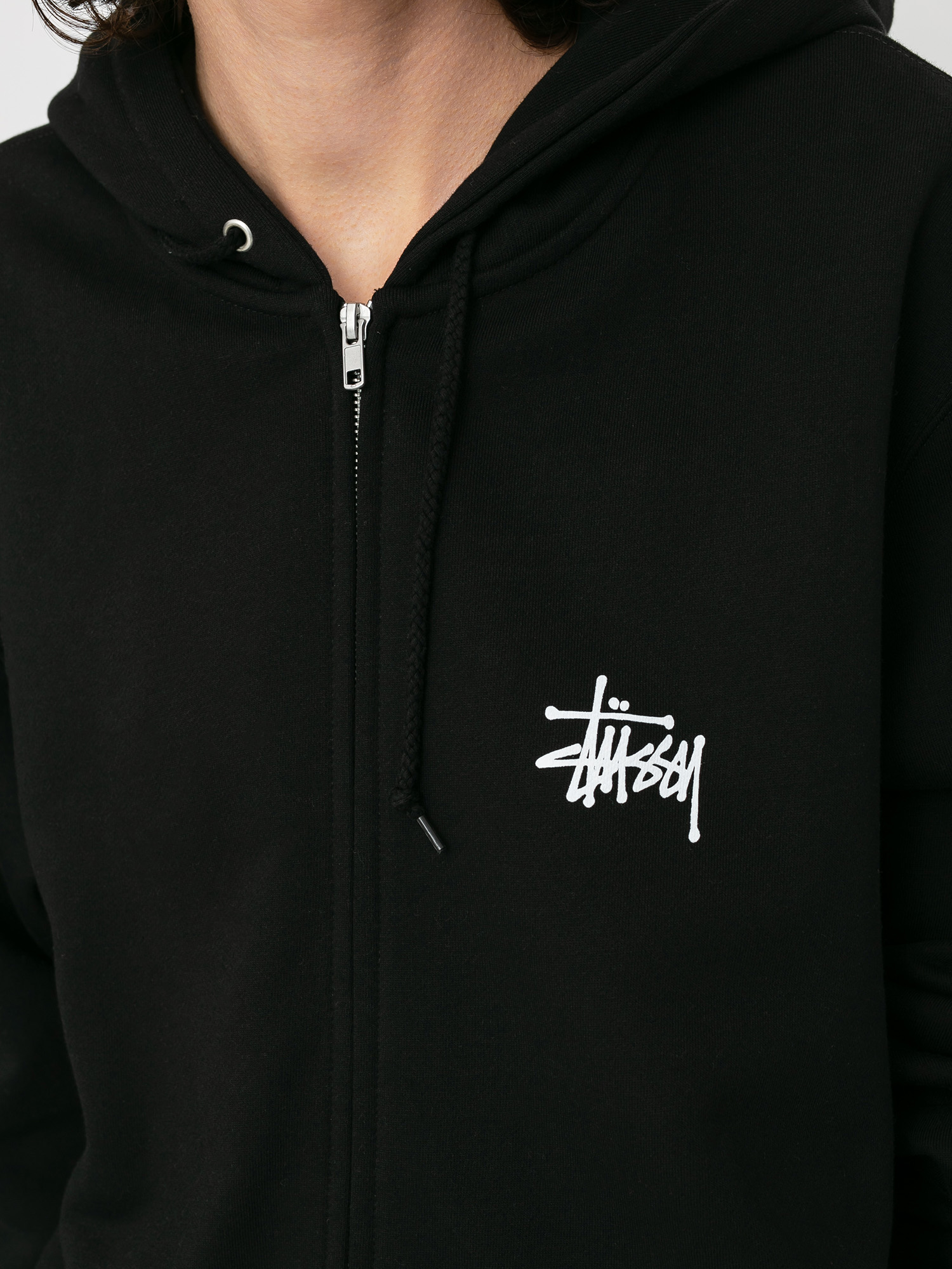 Stussy Basic ZHD Hoodie - black (black)