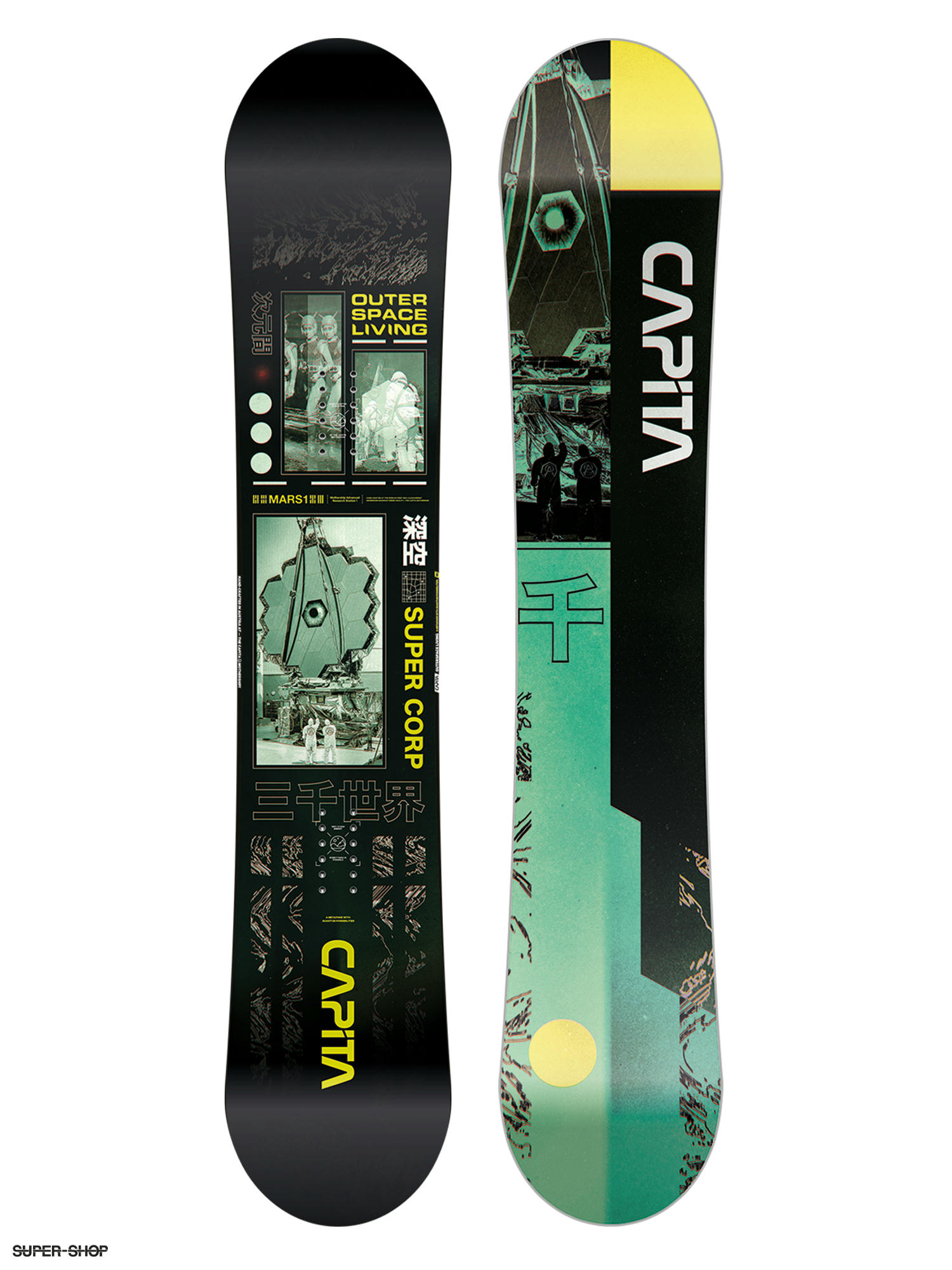 Mens Capita Outerspace Living Snowboard