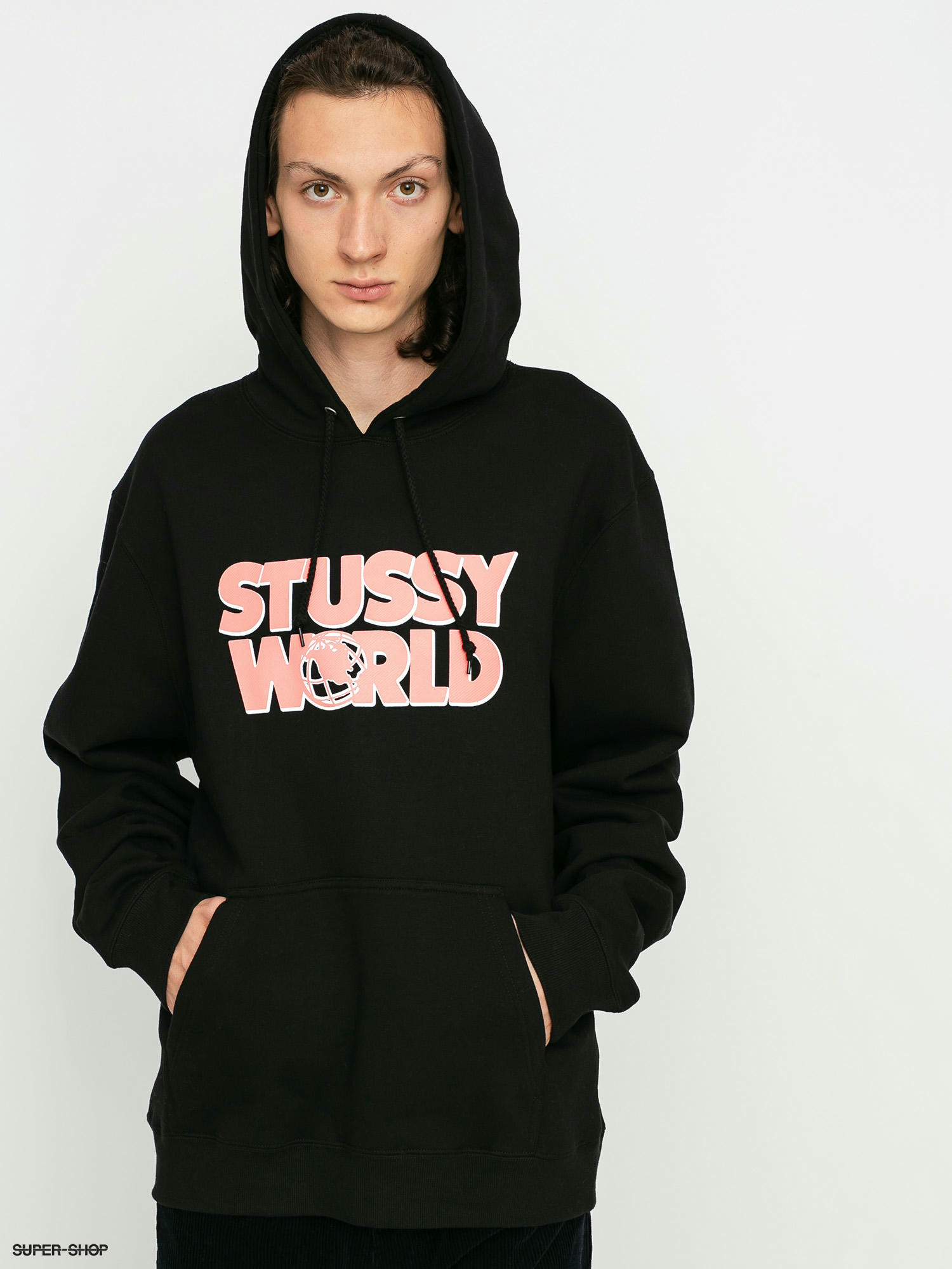 stussy rainbow hoodie