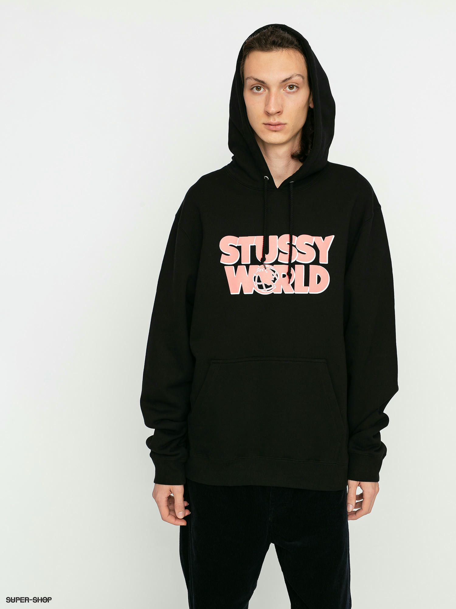 stussy rainbow hoodie