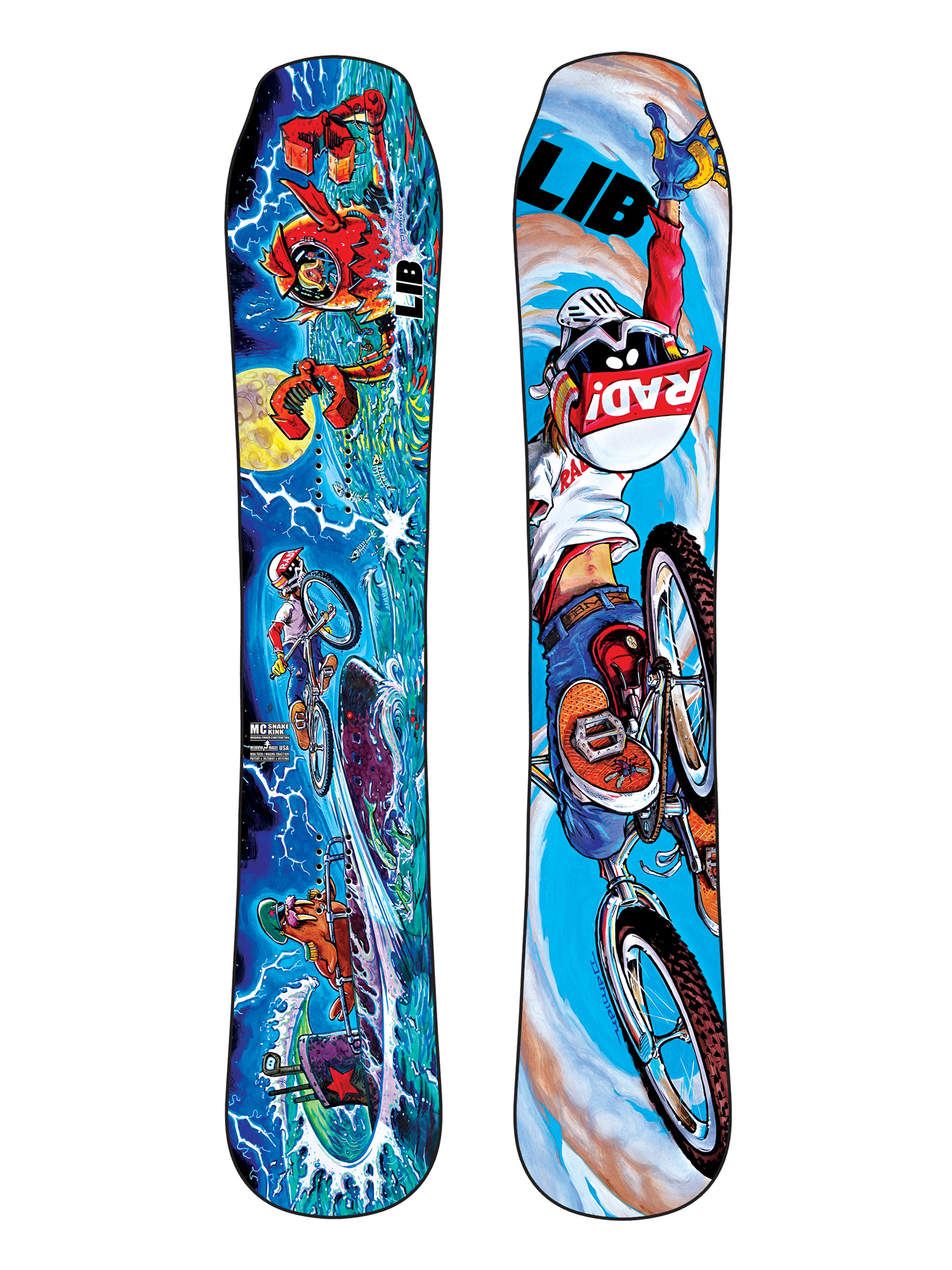 Mens Lib Tech Mc Snake Kink Snowboard 