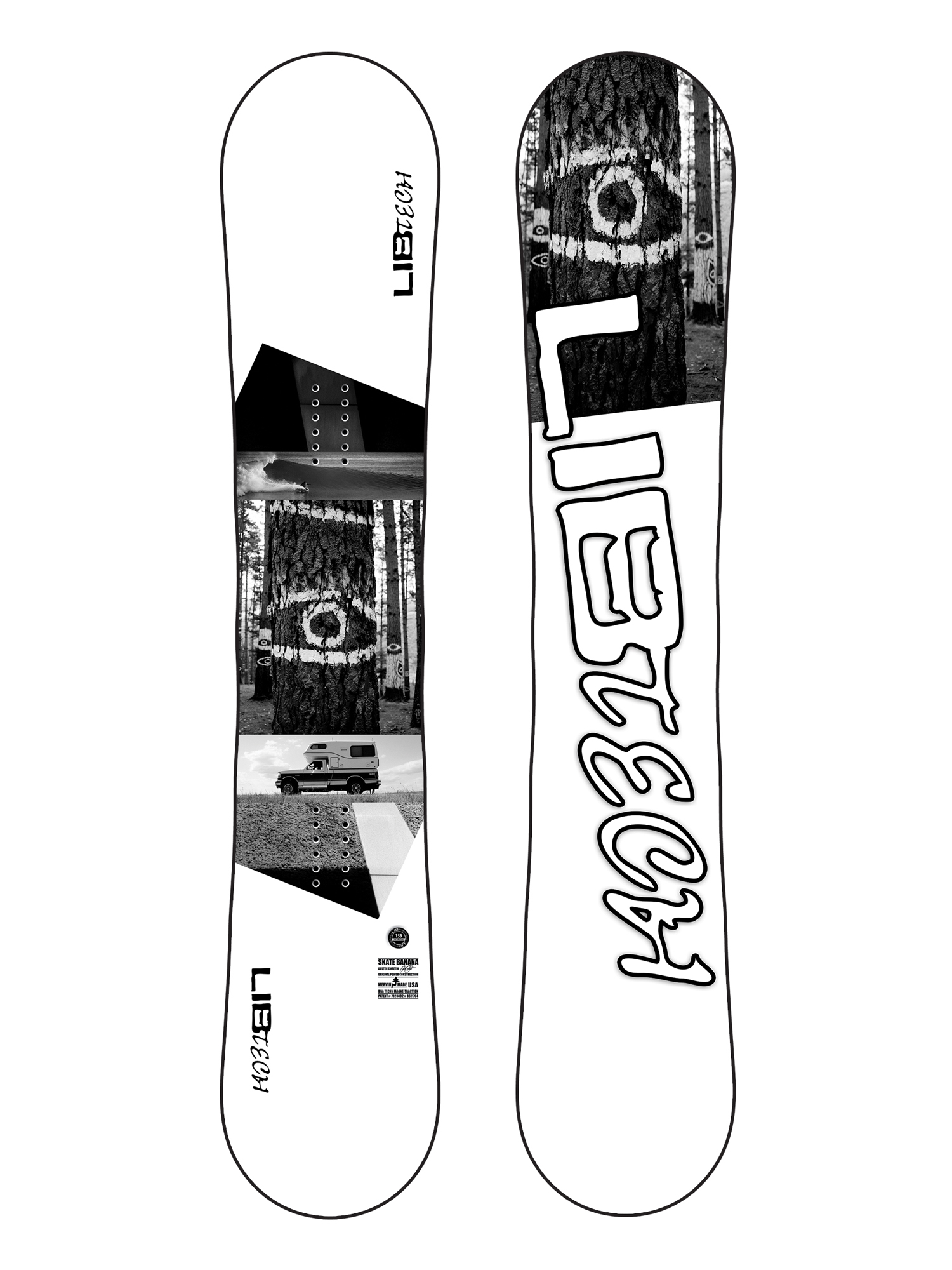 LIB TECH SKATE BANANA 156 × FLUX TT M | RELIABYTICS.COM