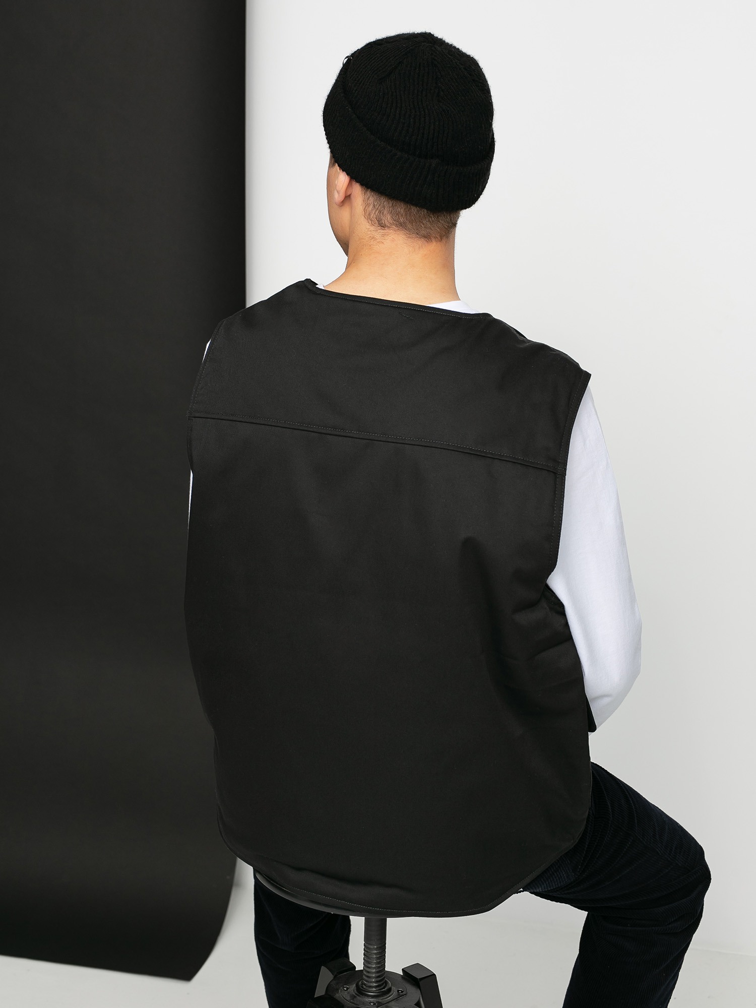 Stussy Insulated Work Vest Jacket (black)