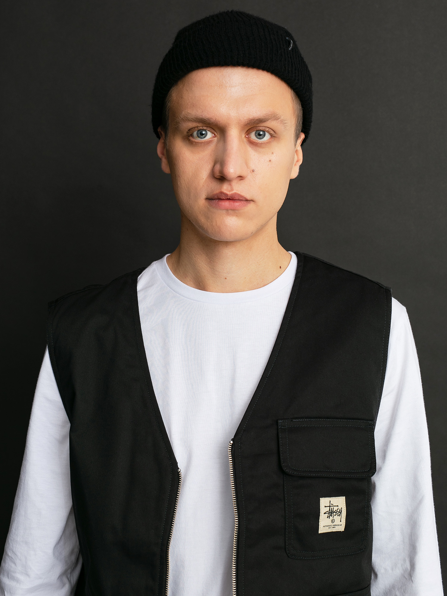 Stussy Kamizelka Insulated Work Vest Jacke (black)