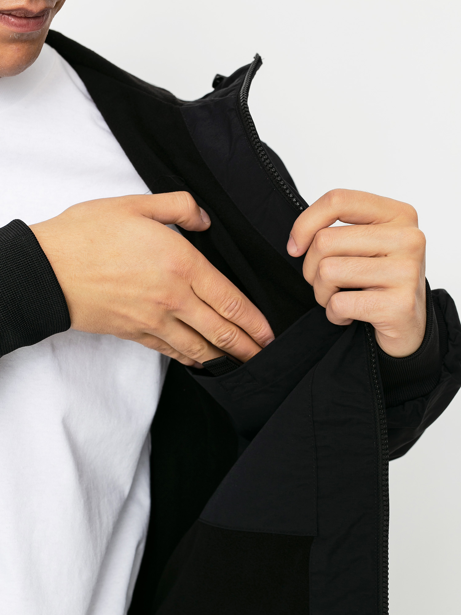 Carhartt WIP Hooded Sail Jacket (black/white)