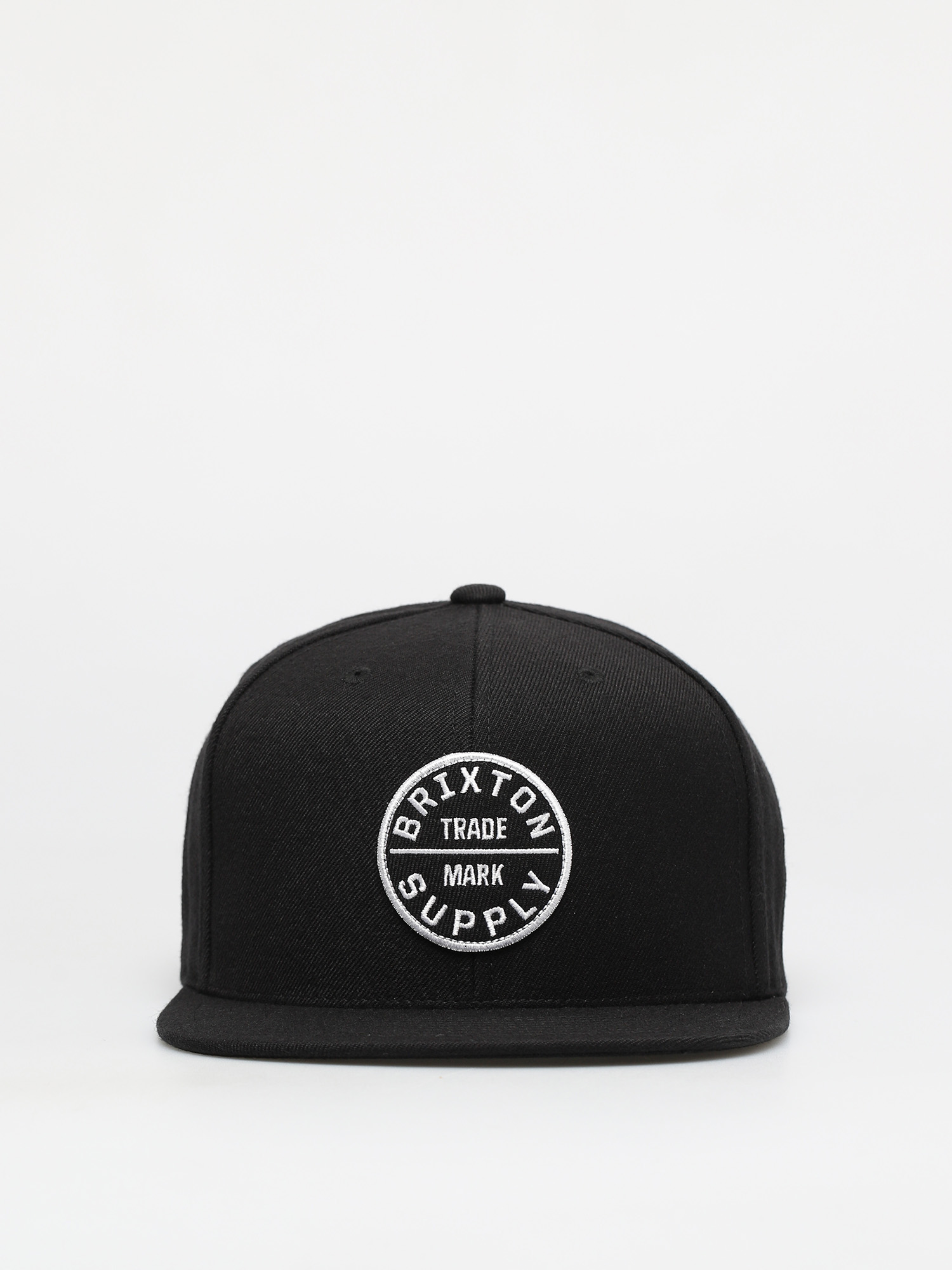 brixton black snapback