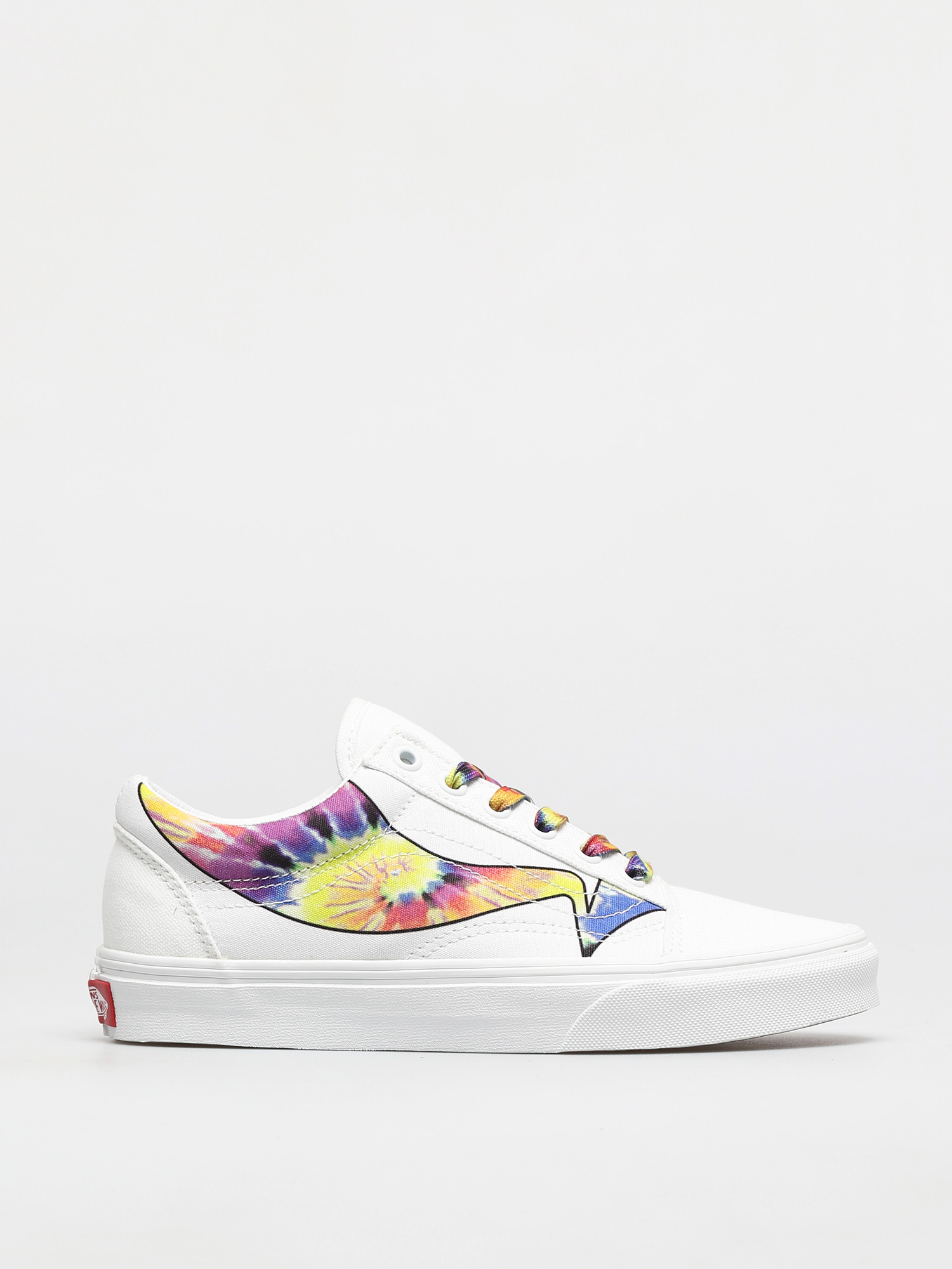 Vans Old Skool Shoes (warp/true white/tie dye)