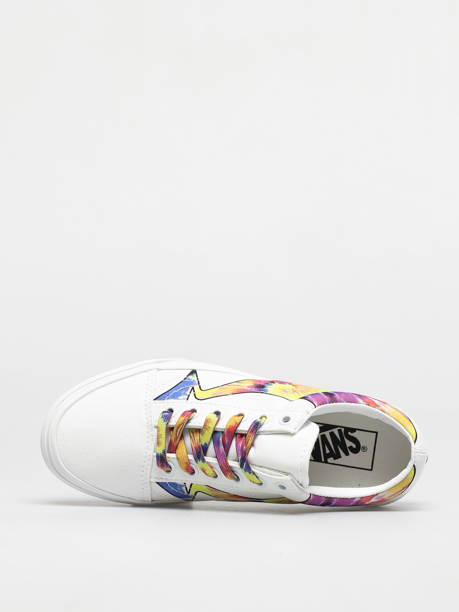 Vans Old Skool Schuhe (warp/true white/tie dye)