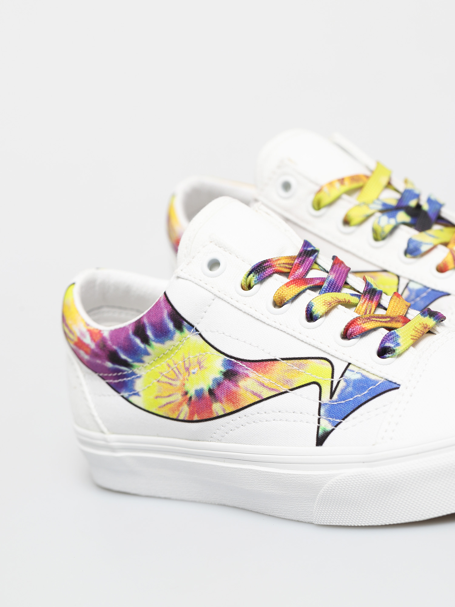 Vans Old Skool Shoes (warp/true white/tie dye)