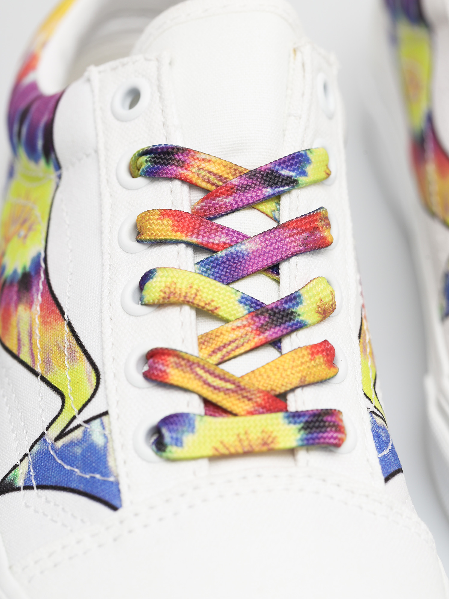 Vans Old Skool Shoes (warp/true white/tie dye)