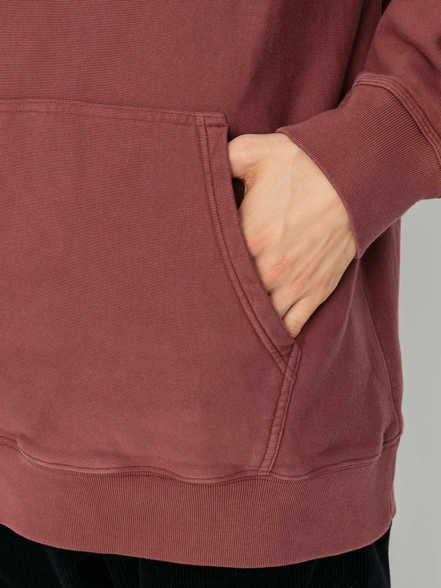 Stussy Logo HD Hoody (burgundy)