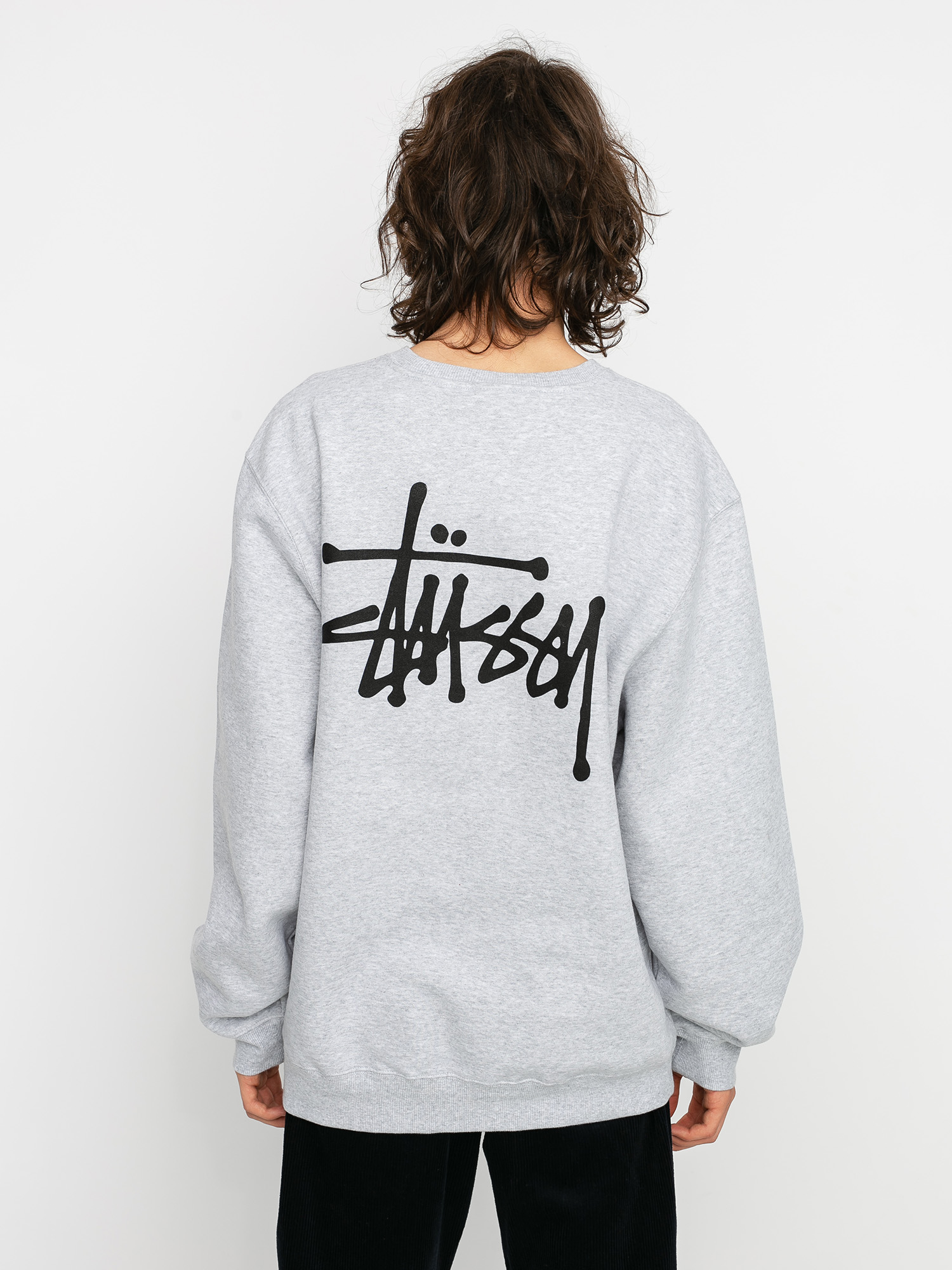 Stussy Basic Sweatshirt - grey (ash heather)