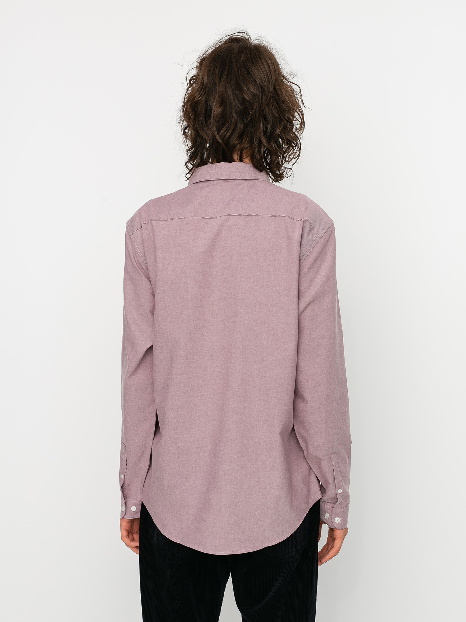 RVCA Thatll Do Stretch Ls Shirt (merlot)