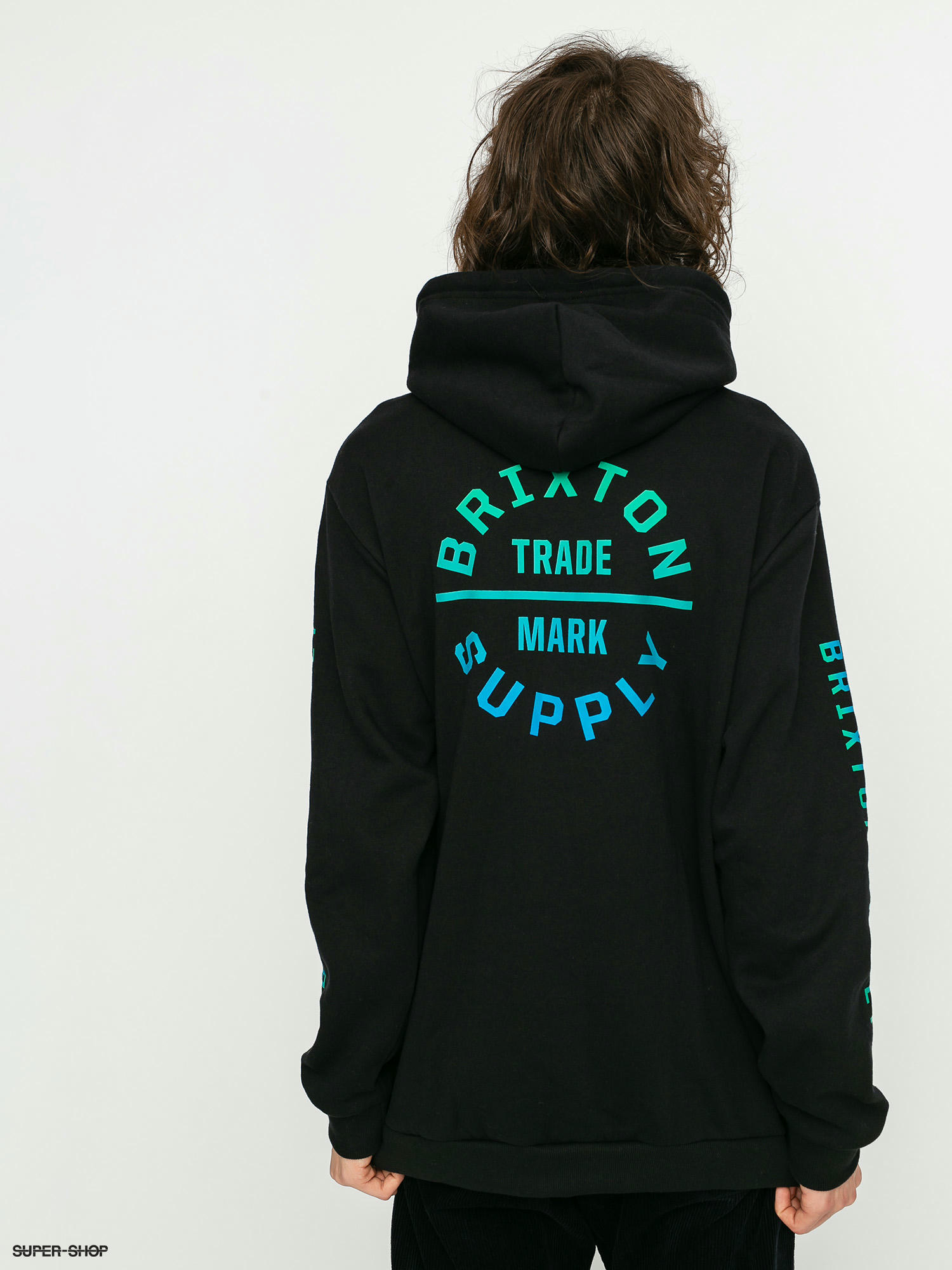 Brixton Oath VI HD Hoodie (black/gradient)