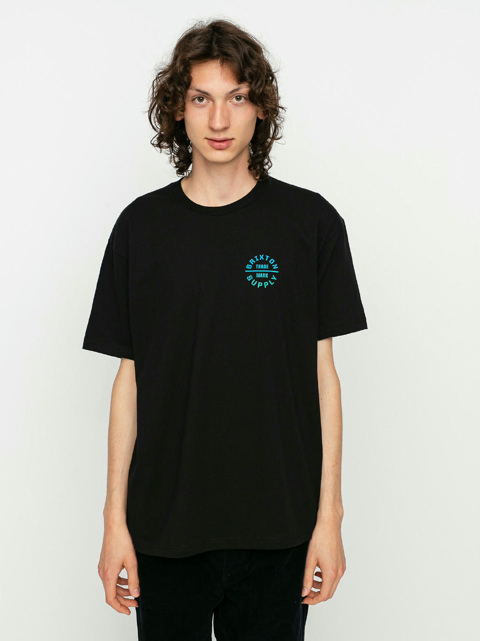 Brixton Oath V T-shirt (black/gradient)