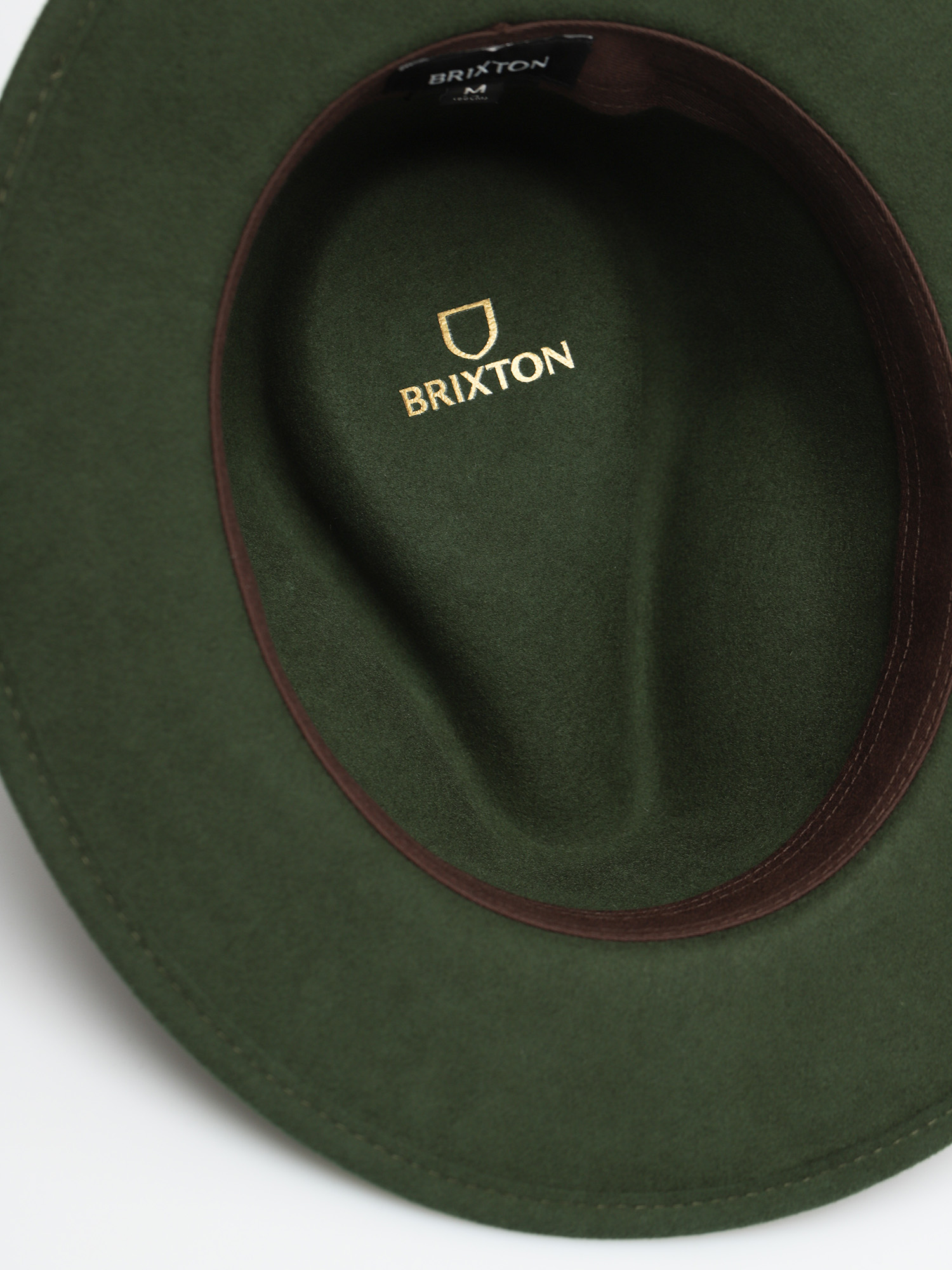 Brixton Messer Fedora Hut (moss)