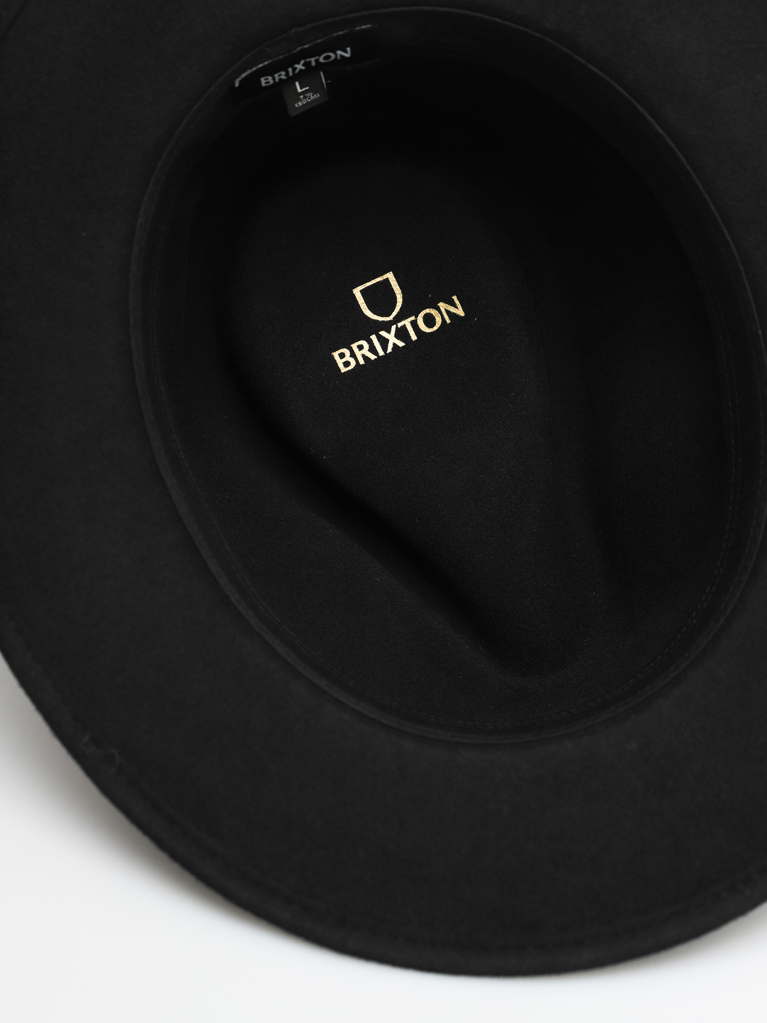 Brixton Messer Fedora Hut (black)