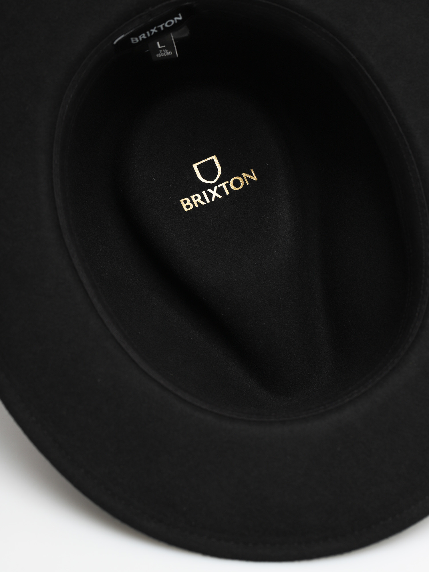 Brixton Messer Fedora Hat (black/black)