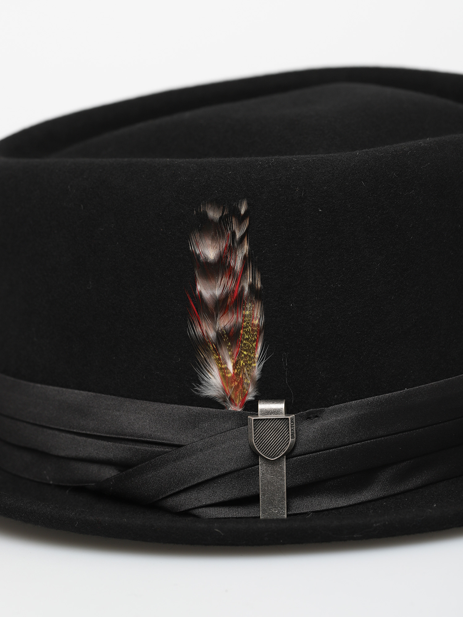 Brixton Stout Pork Pie Hat (black/black)