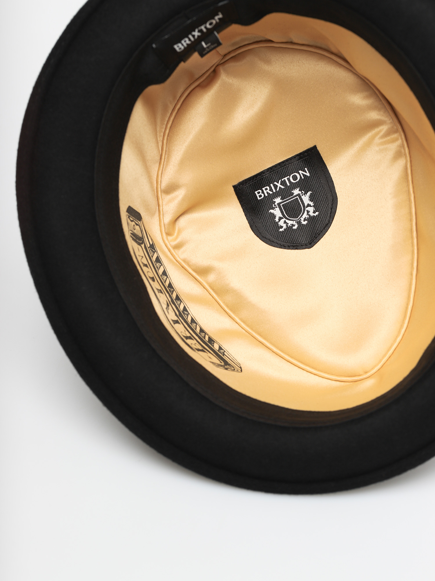 Brixton Stout Pork Pie Hat (black/black)