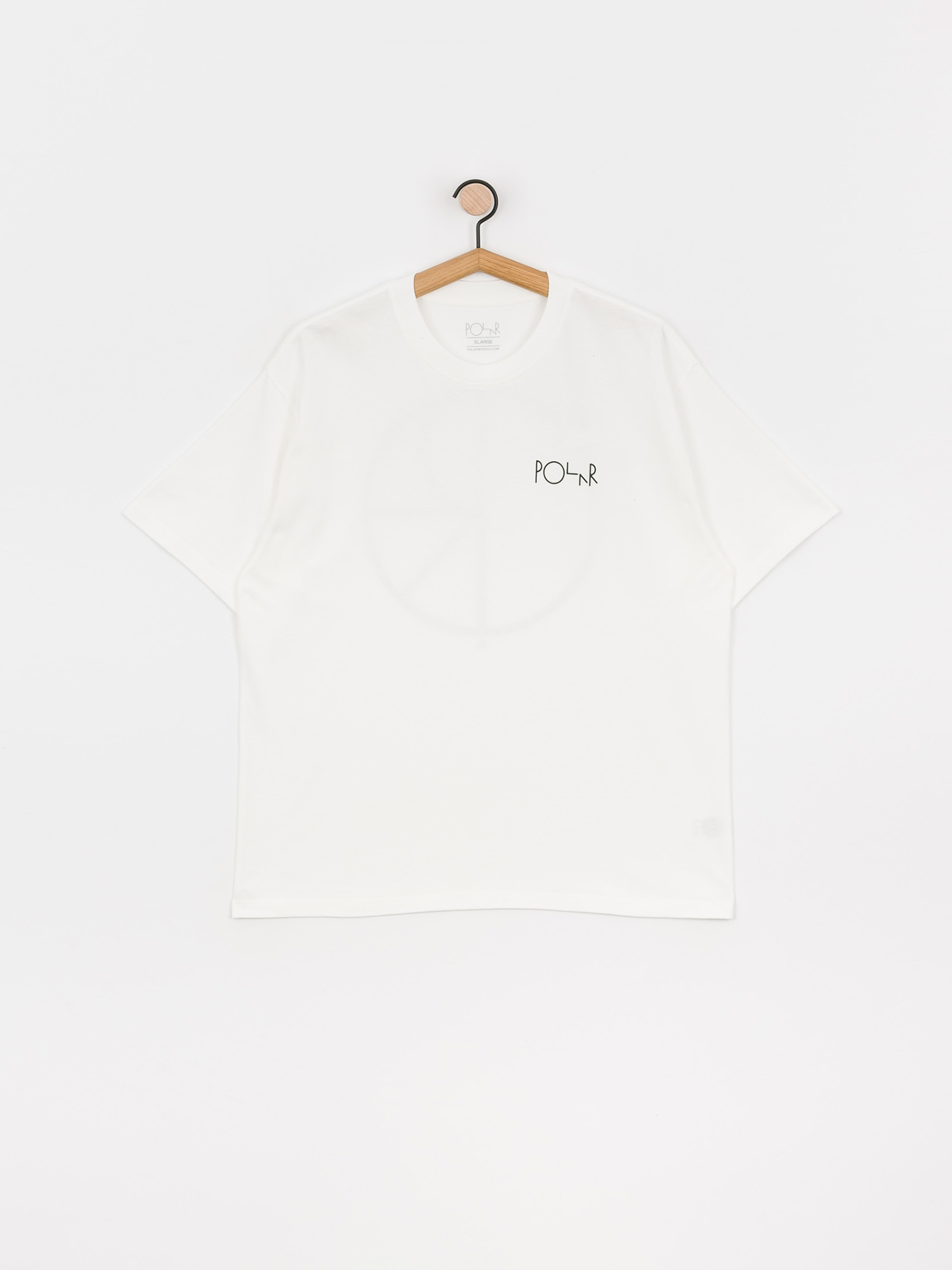 Polar Skate T-shirt Stroke Logo (white)