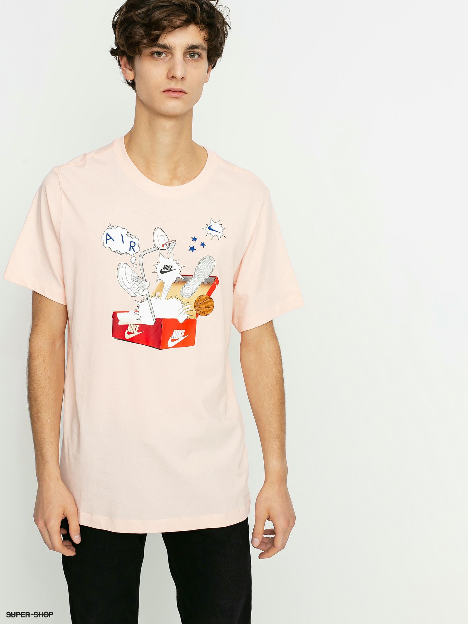 coral nike t shirt