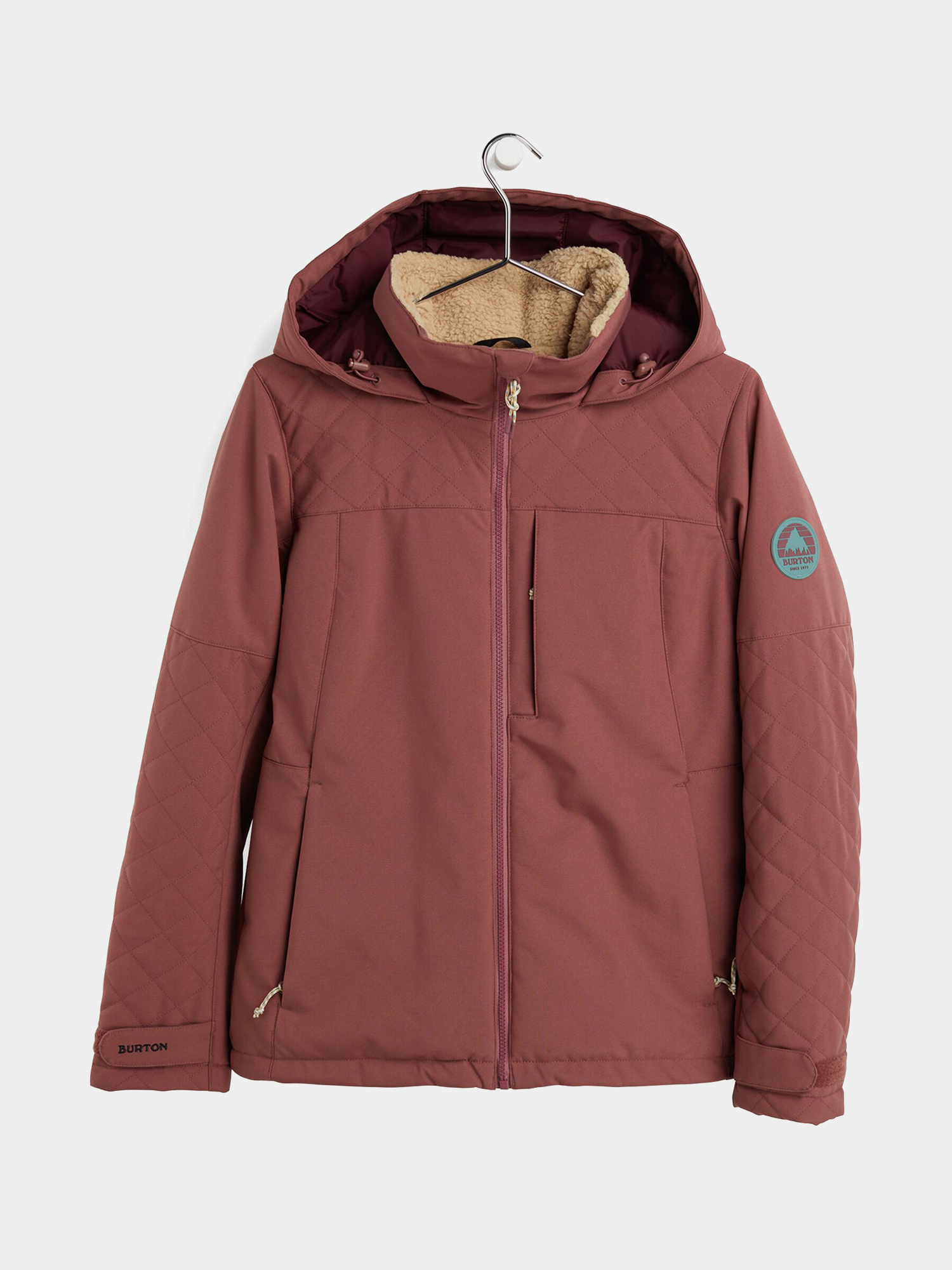 Womens Burton Tulum Stretch Snowboard jacket (rose brown)