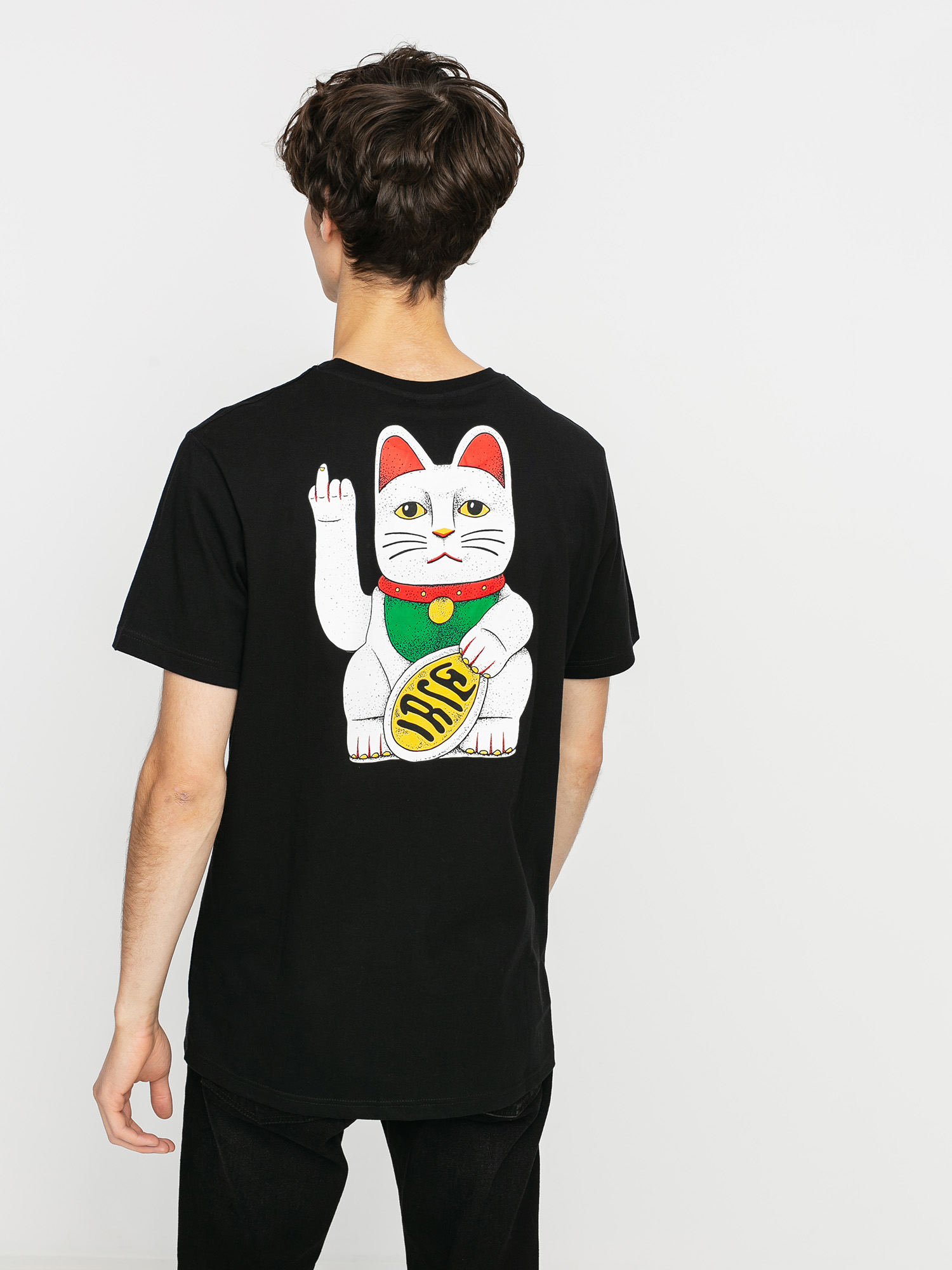 Iriedaily Bye Bye Cat T-shirt (black)