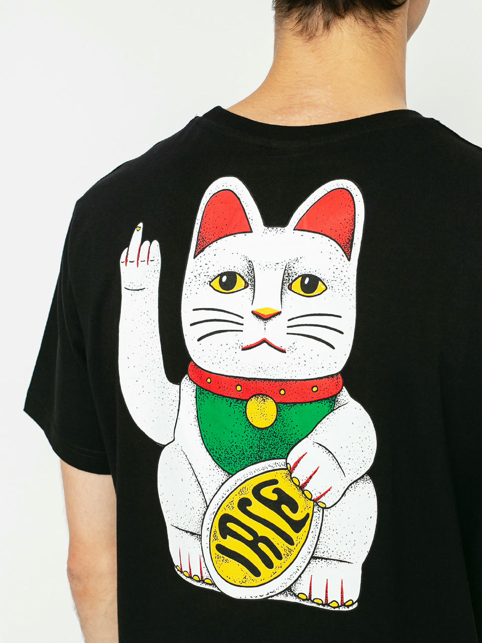 Iriedaily Bye Bye Cat T-shirt (black)